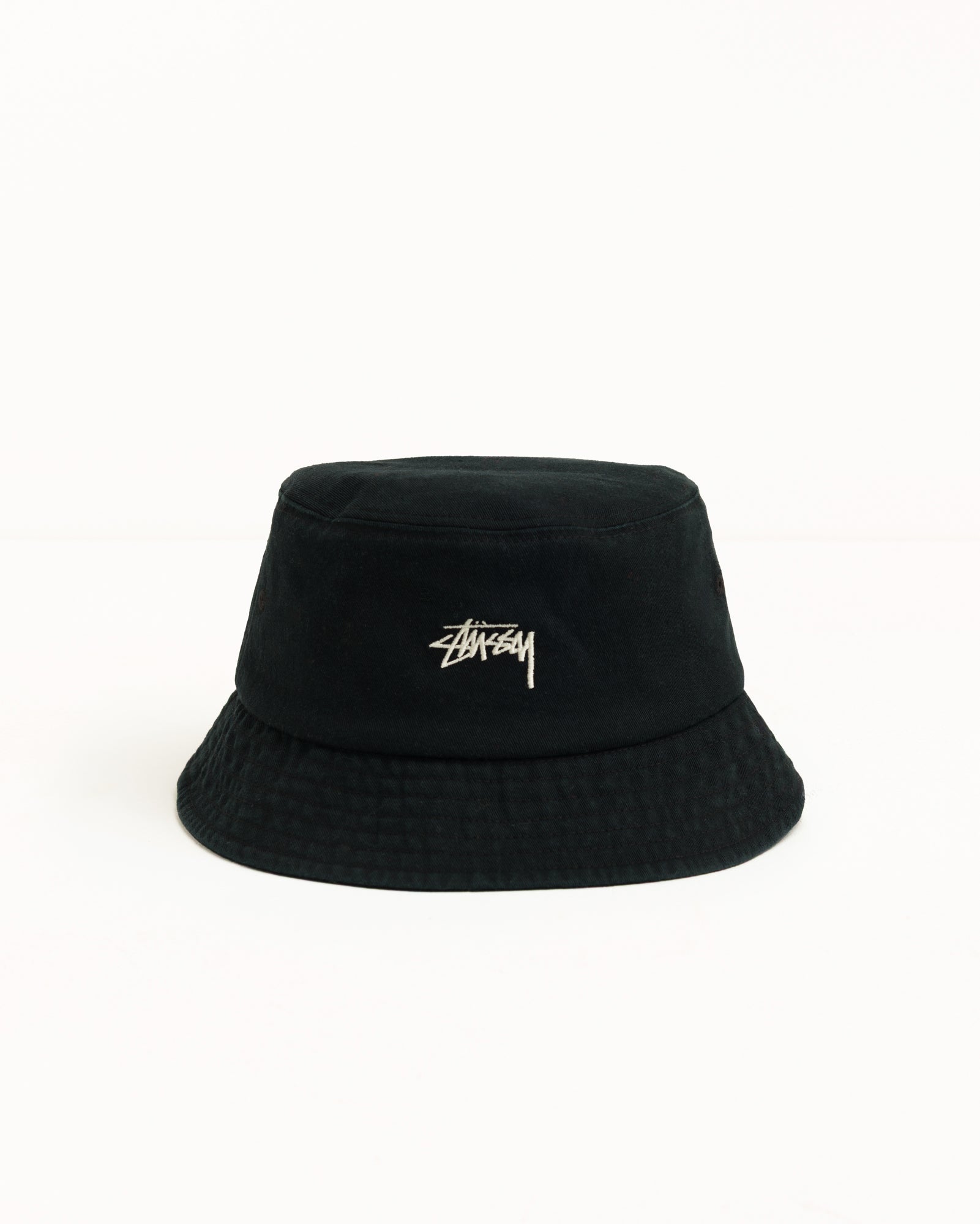 Stüssy Stock Bucket Hat in Black