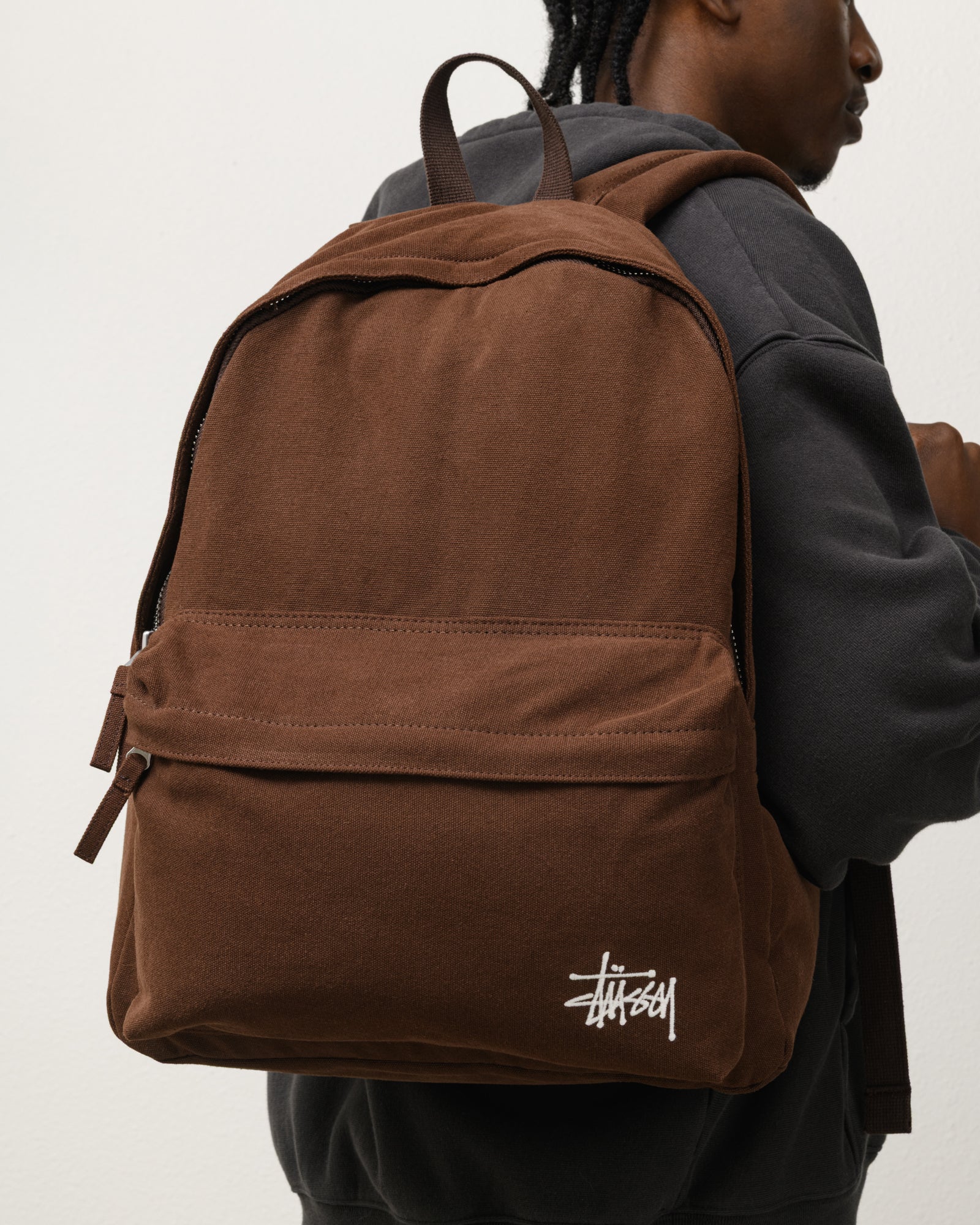 Canvas Backpack Accessories In Brown