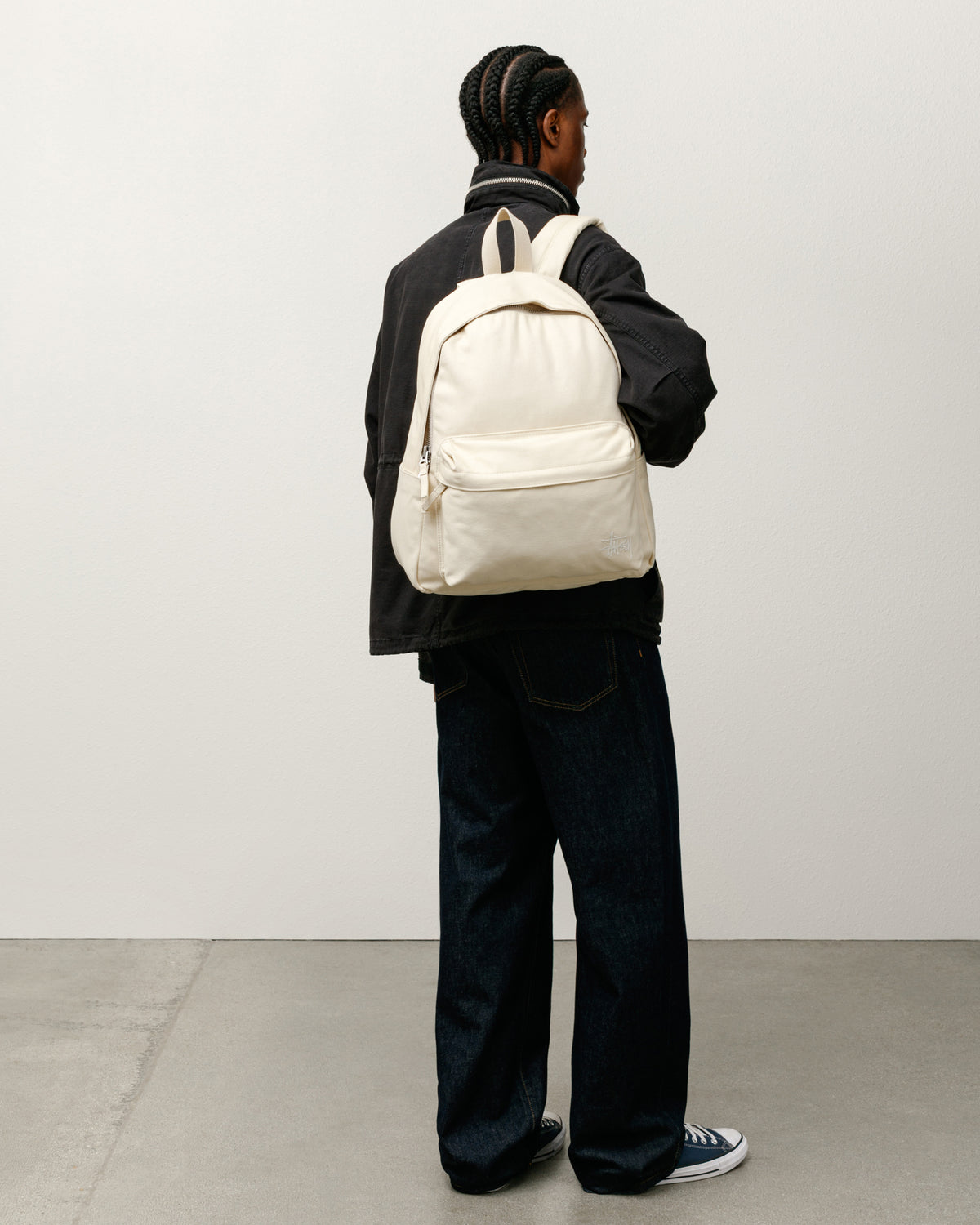 Stussy Olive Green Puffer Backpack Midweight Hooded Puffer Olive by Stüssy | Couverture & The  main image 2