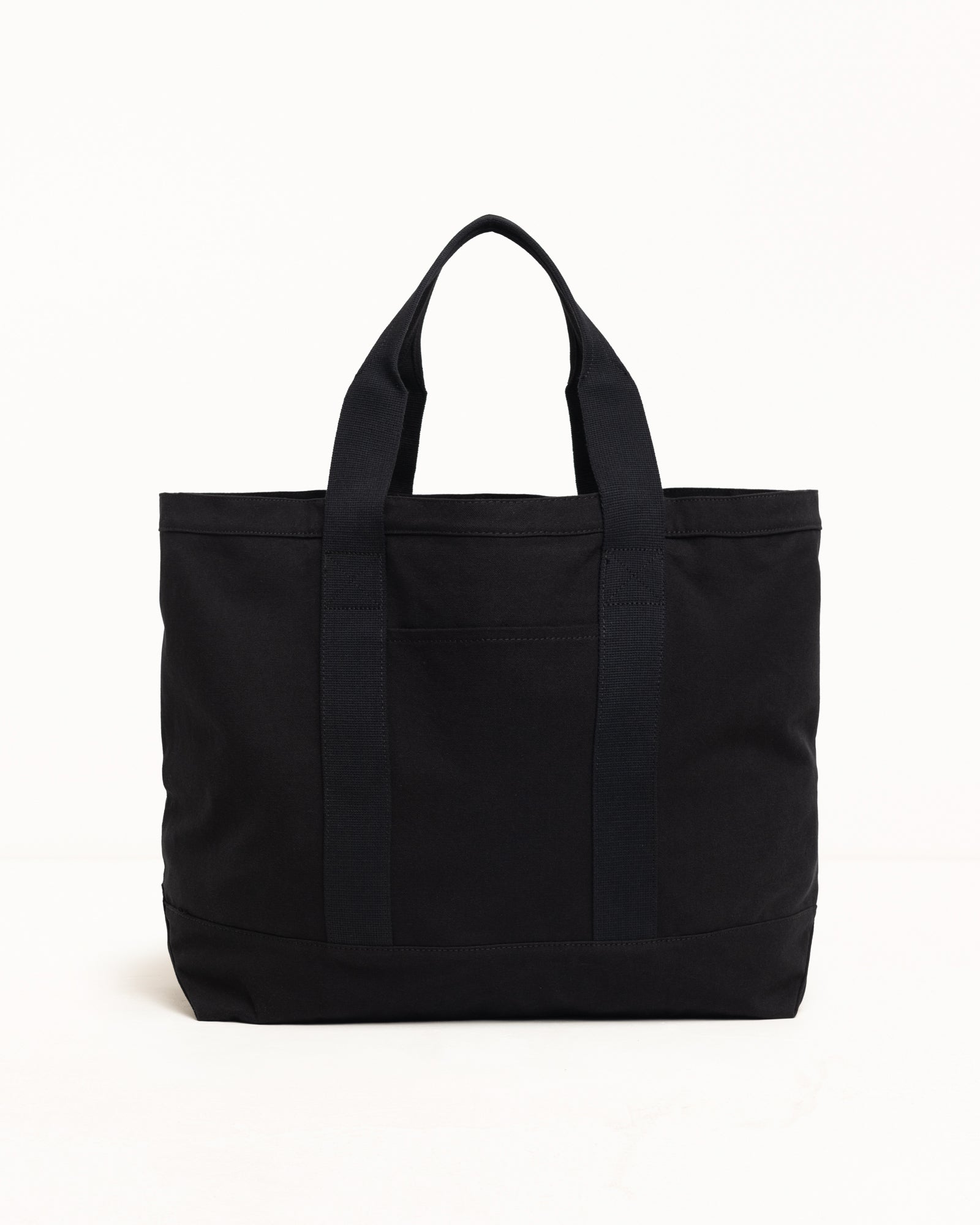 Canvas Extra Large Tote In Black