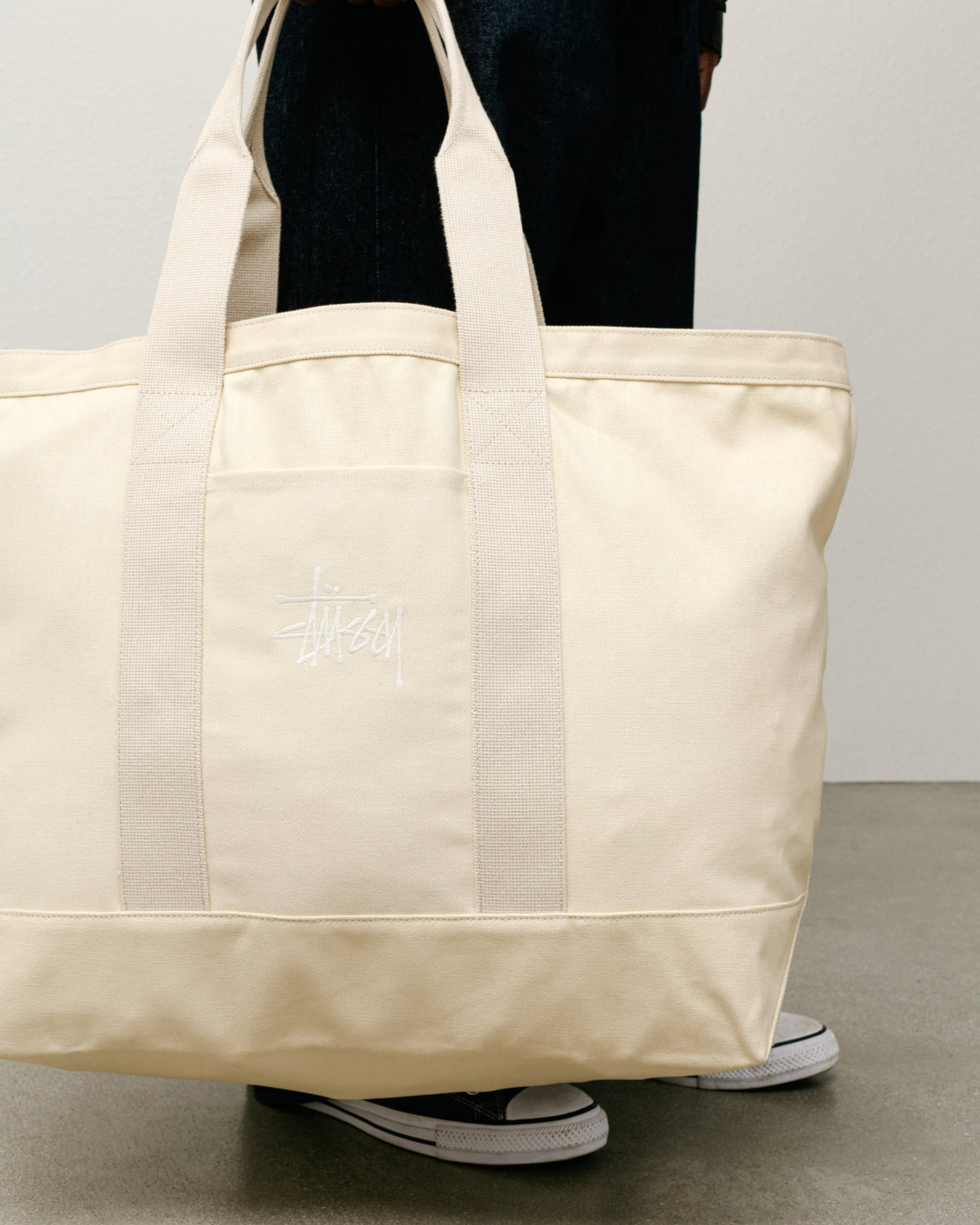 Canvas Extra Large Tote – Natural | Accessories | Stüssy