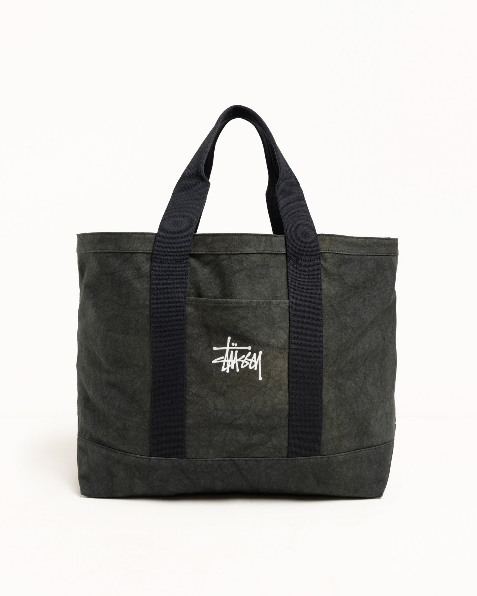 Canvas Extra Large Tote Bag Accessories In Washed Black
