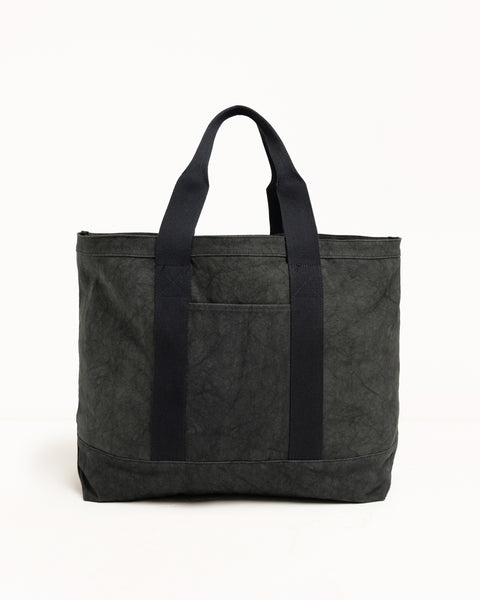 Canvas Extra Large Tote Accessories in Washed Black