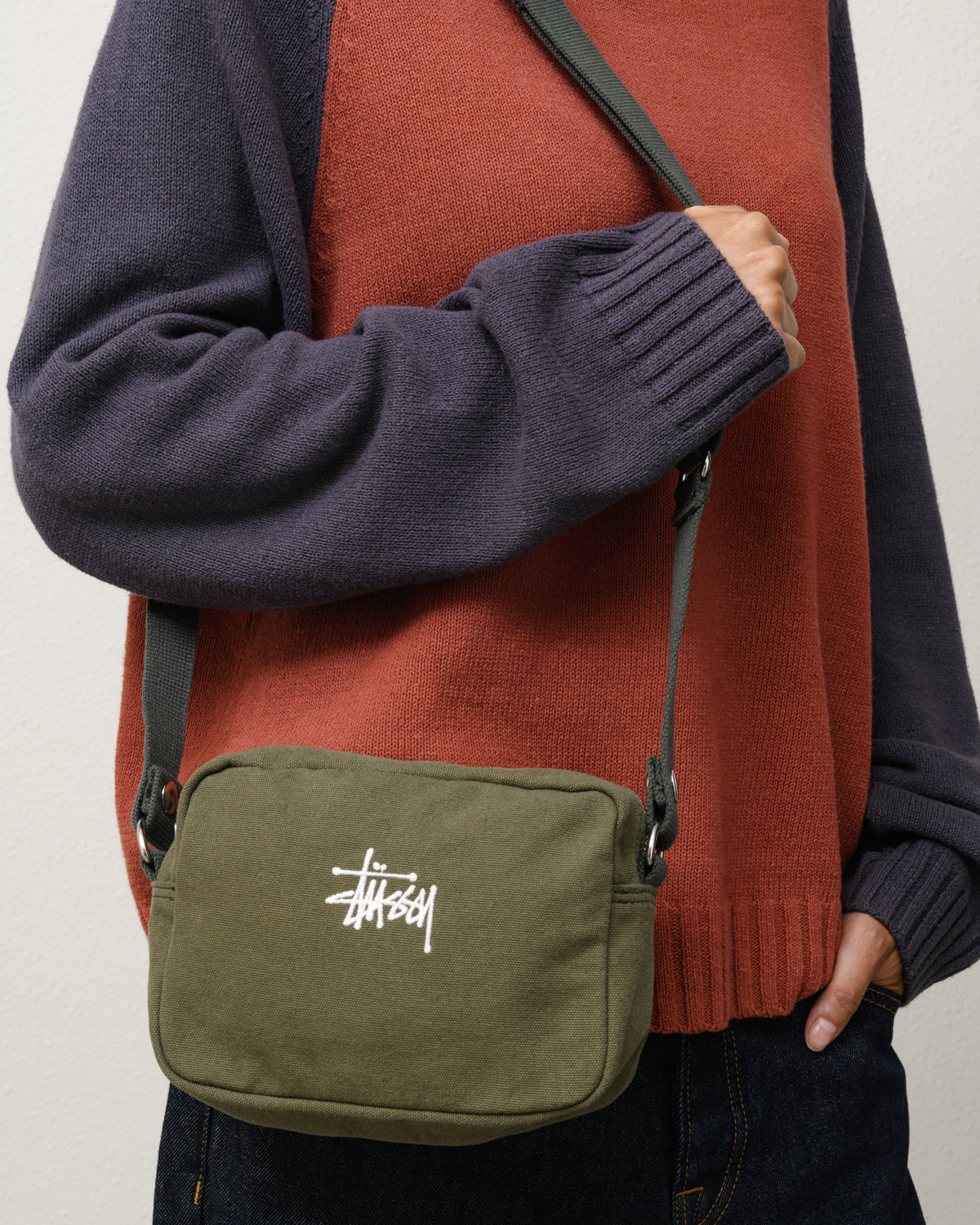 Canvas Pouch – Green | Accessories | Stüssy