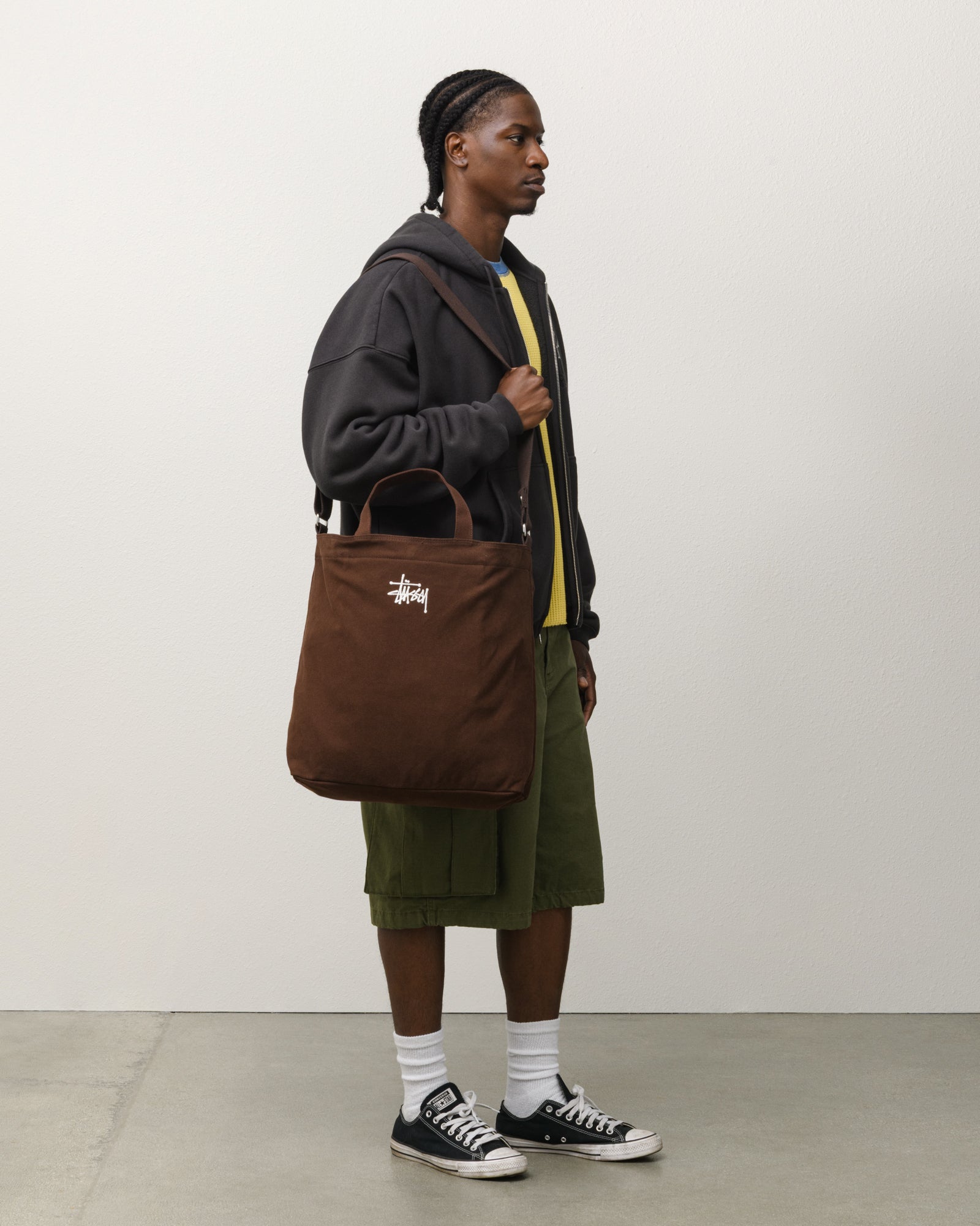 Canvas Crossbody Bag – Brown | Accessories | Stüssy