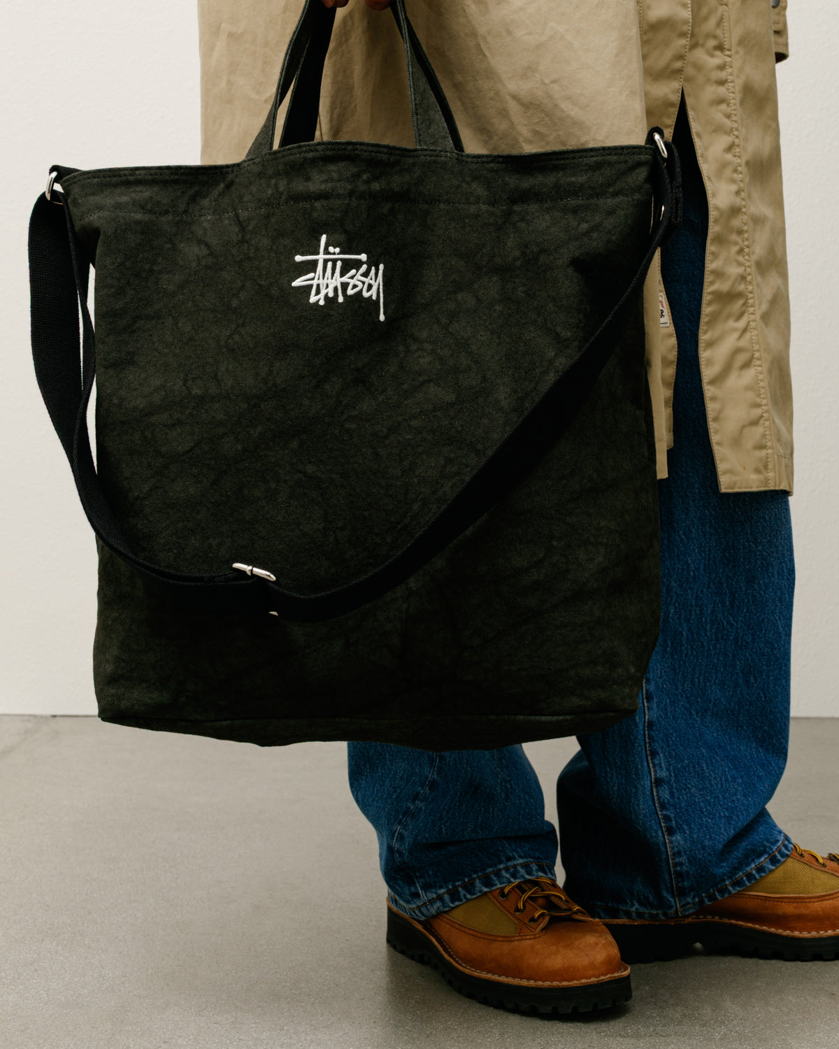 Canvas Crossbody Bag – Washed Black | Accessories | Stüssy