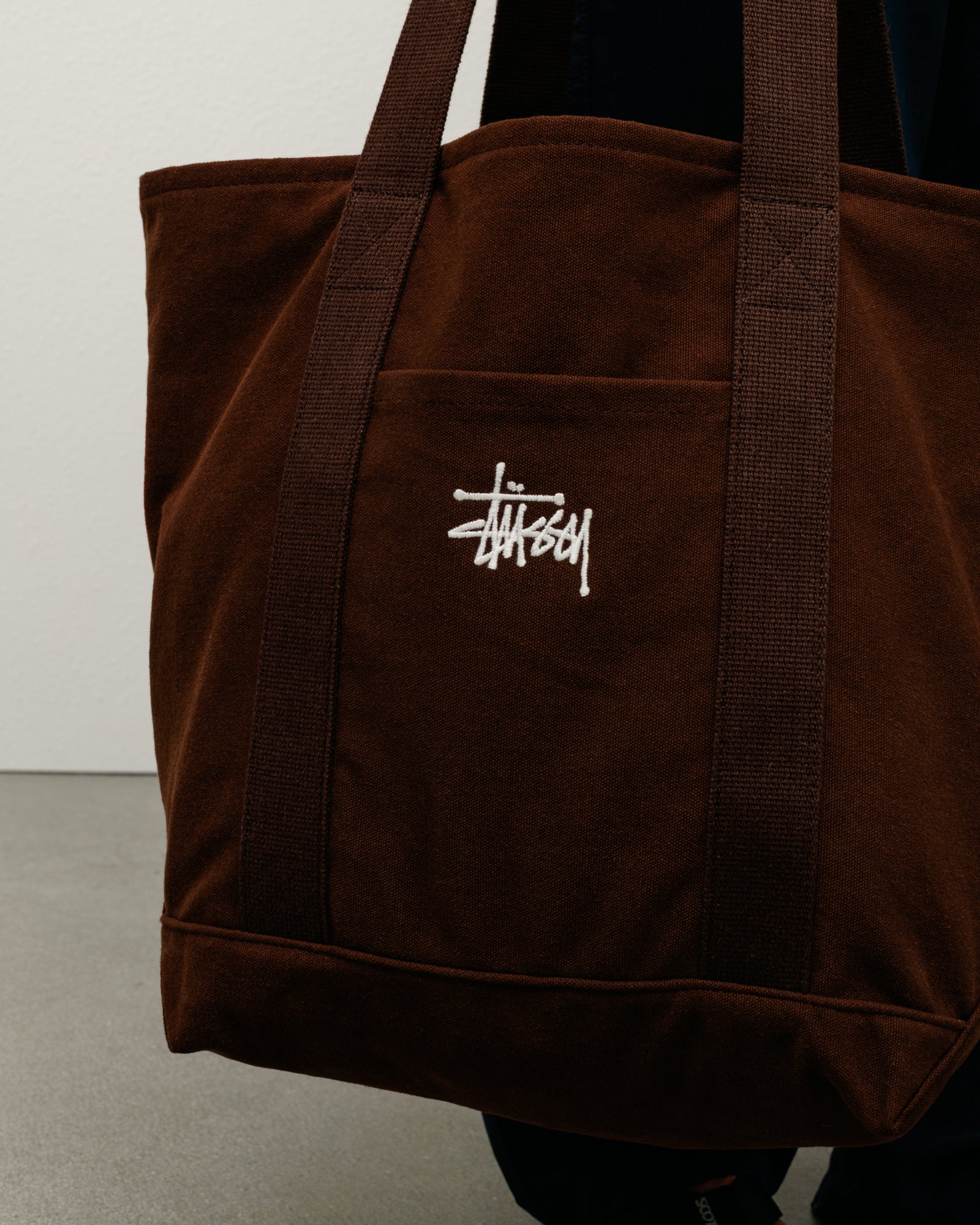バッグ STUSSY CANVAS MARKET TOTE Stussy Canvas Market Tote Green Men's - FW25 - US