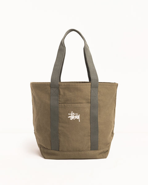 Canvas Market Tote Bag Accessories In Green
