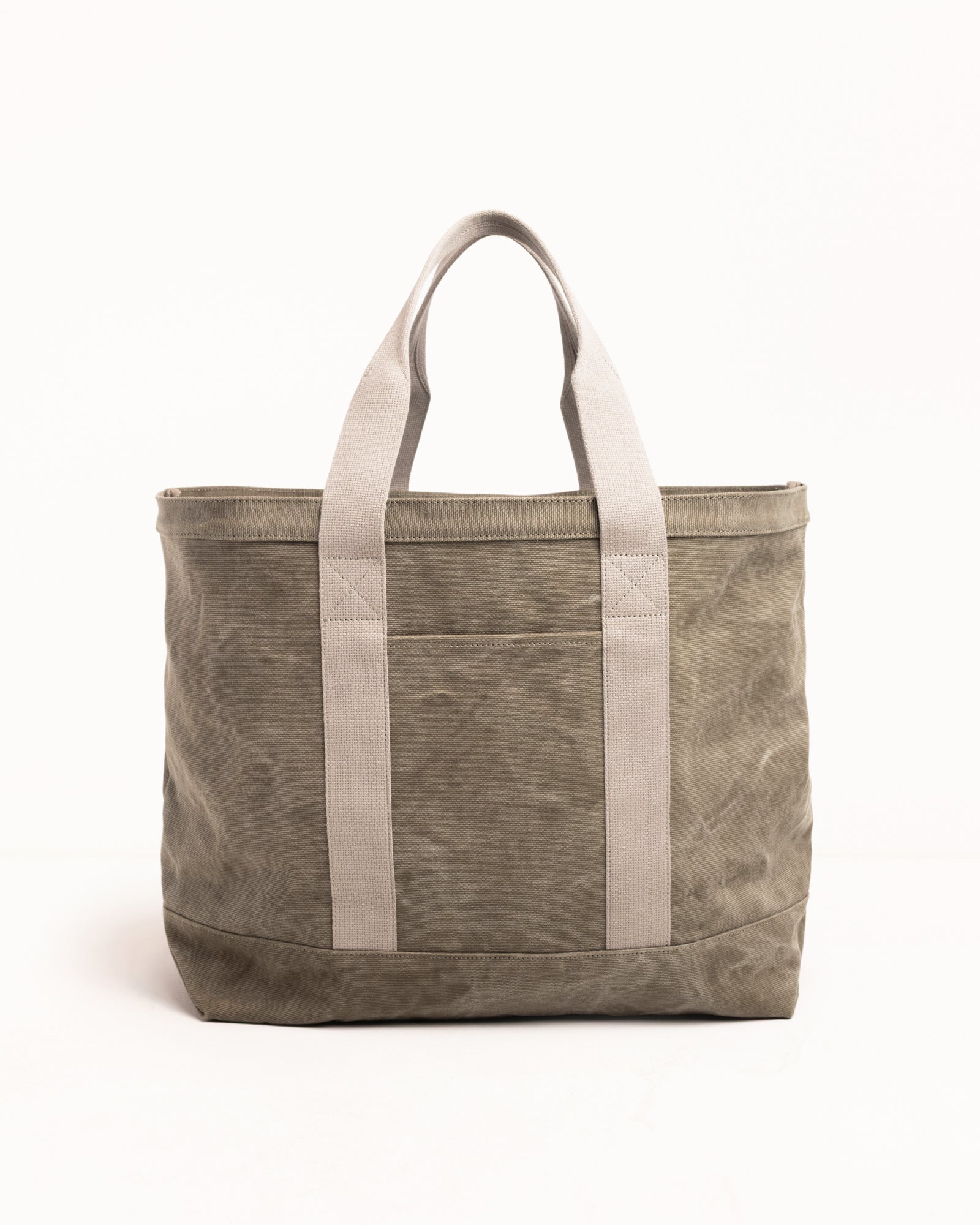 Waxed Canvas Extra Large Tote – Stone | Accessories | Stüssy