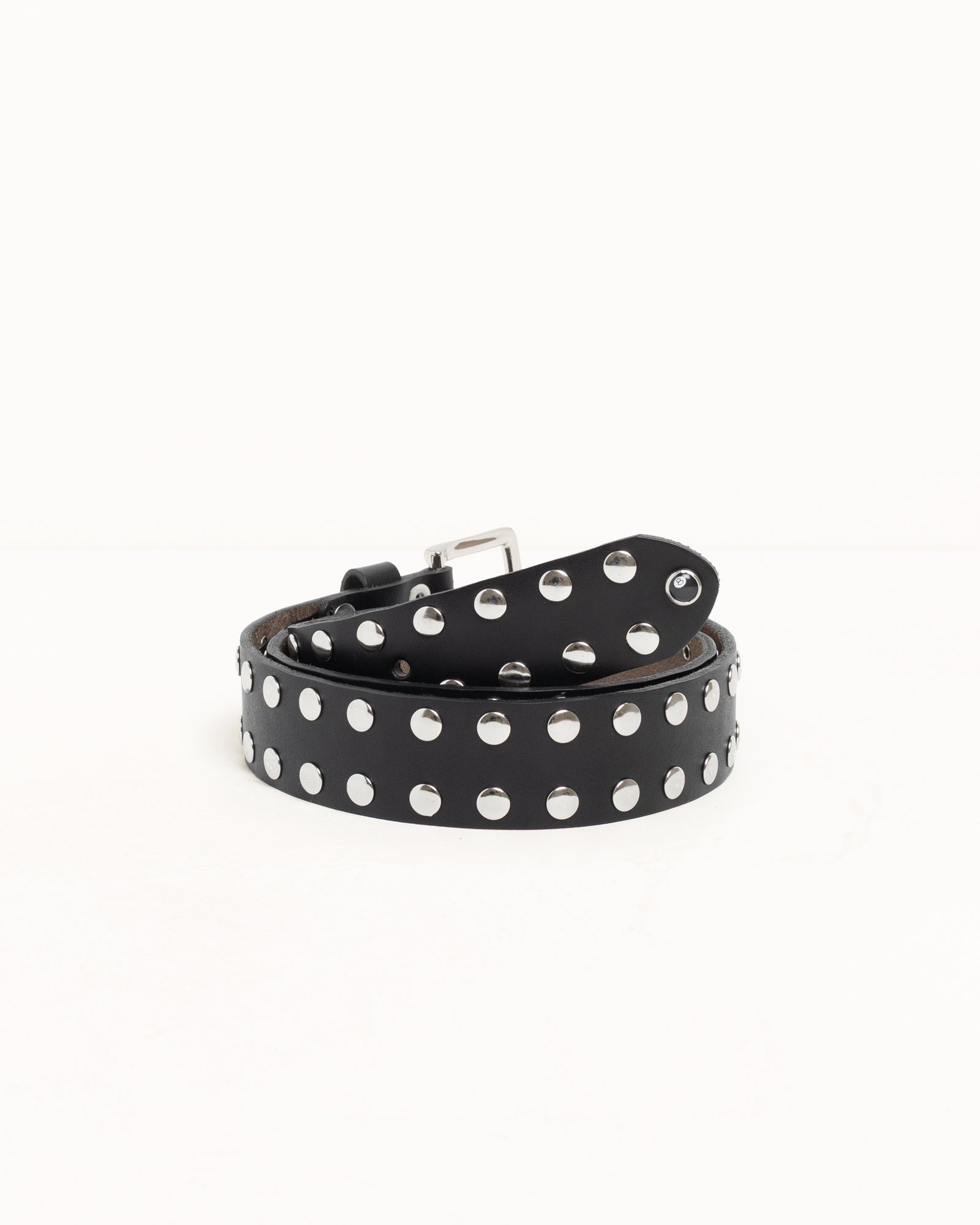 8 Ball Studded Belt Accessories In Black