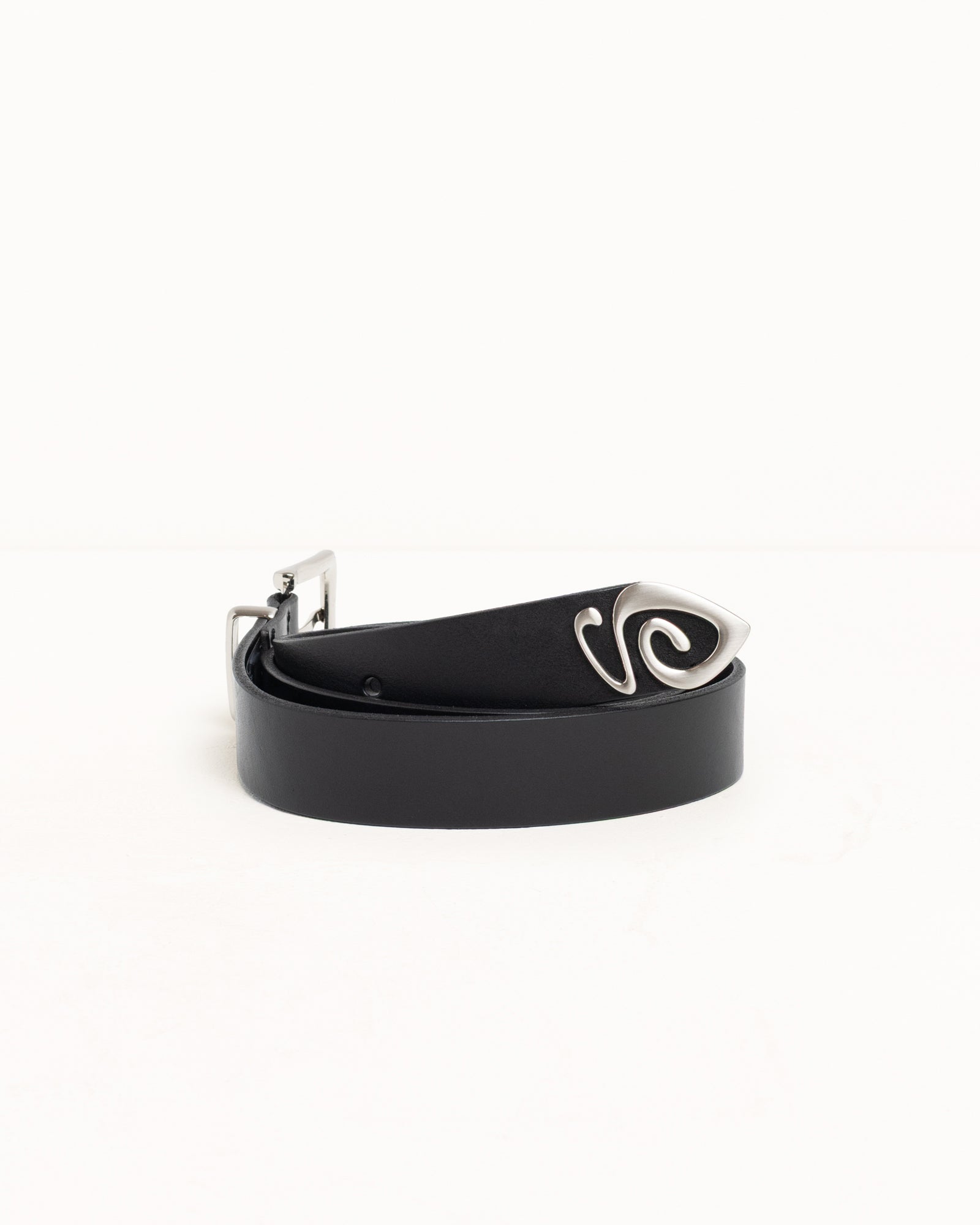 Metal S Tip Belt Accessories In Black