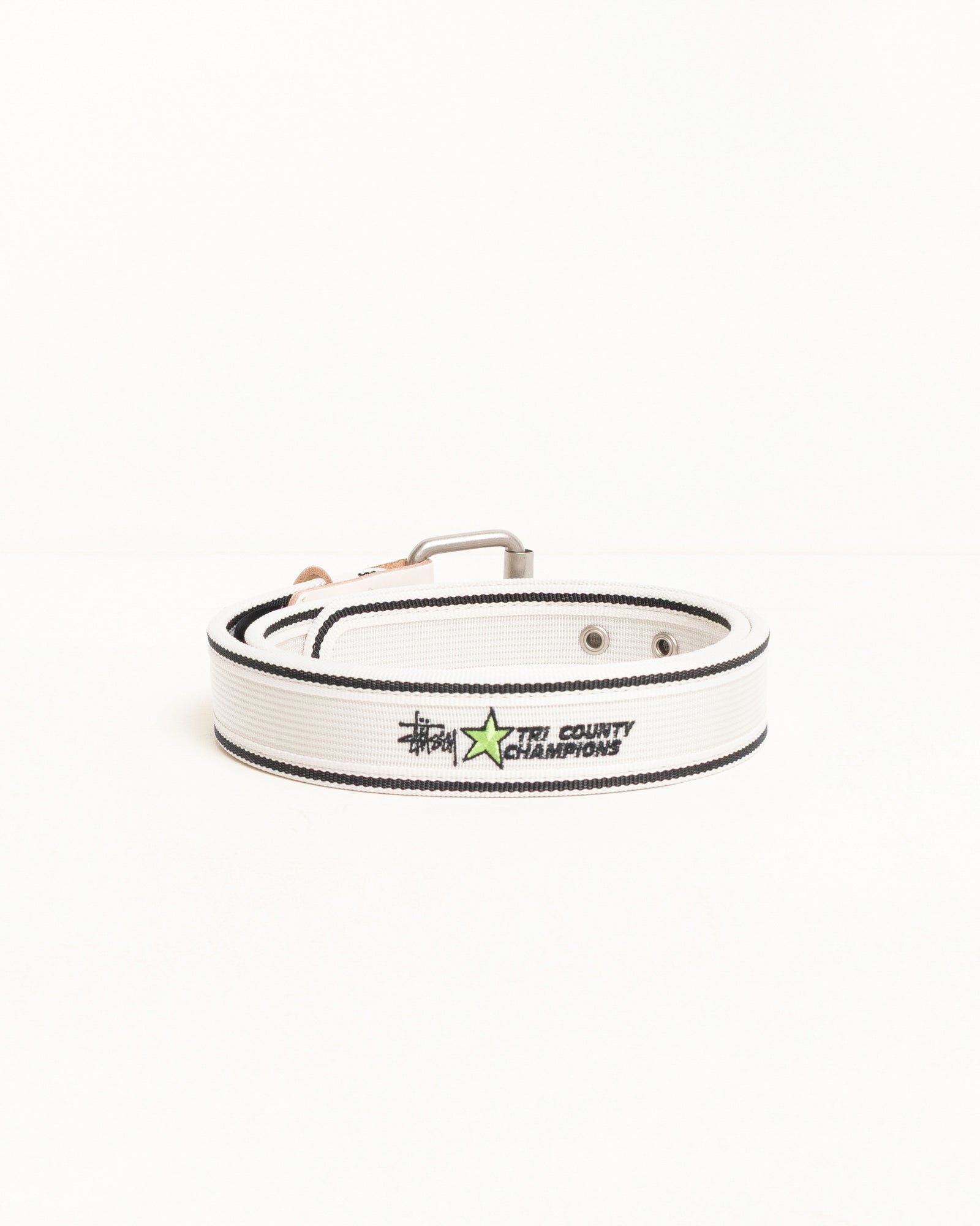 Tri County Webbing Belt – Bone | Accessories | Stüssy