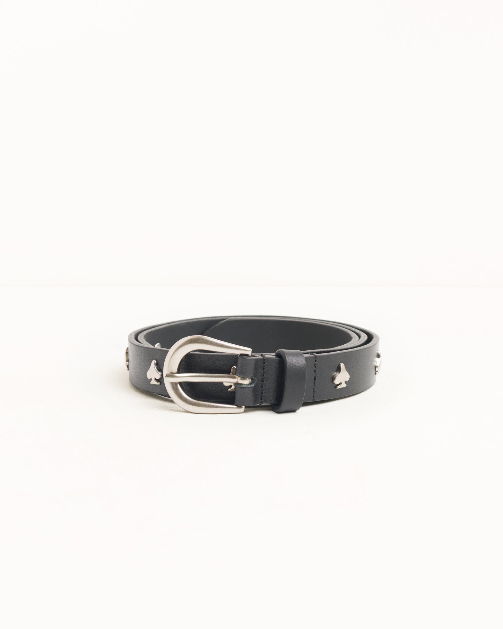 Spade Emblem Belt Unisex In Black