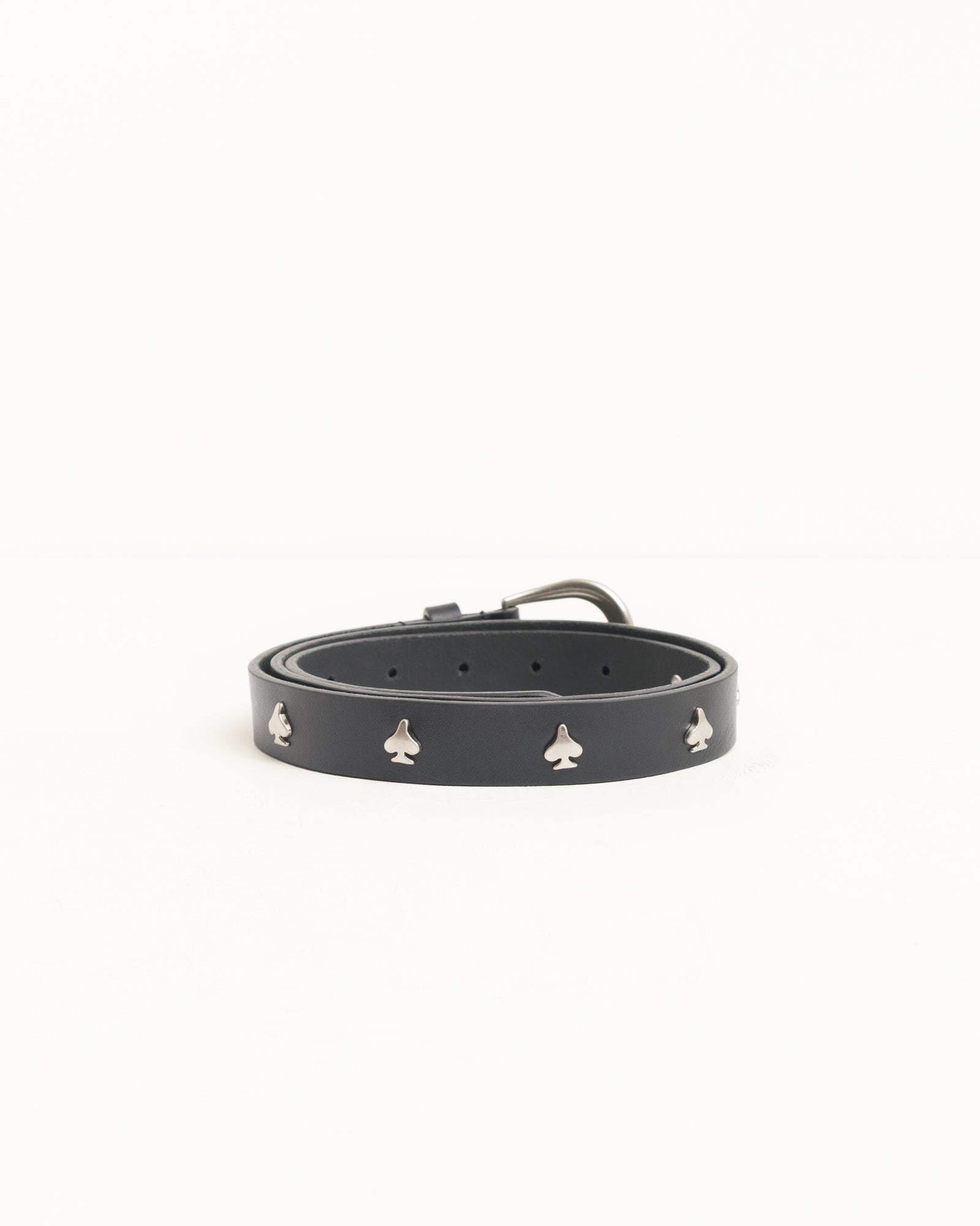 Spade Emblem Belt Unisex In Black