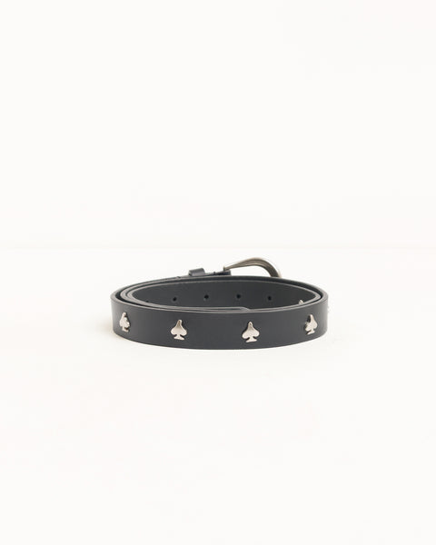 Spade Emblem Belt Unisex In Black
