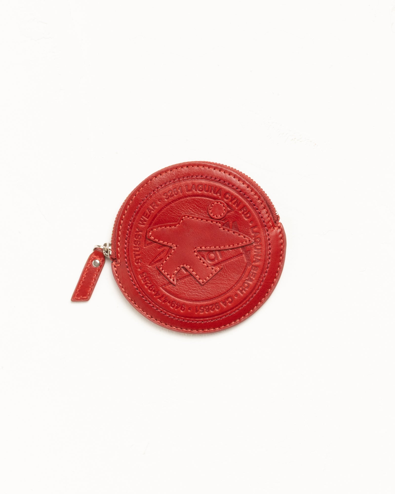 SURF DOT LEATHER POUCH
