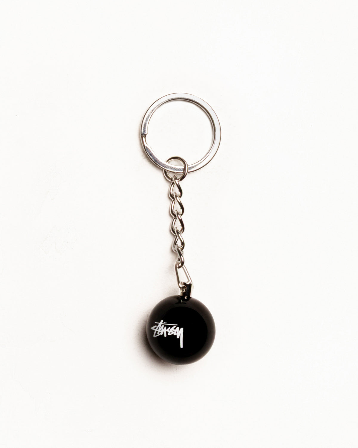 8 Ball Keychain – Black | Accessories | Stüssy