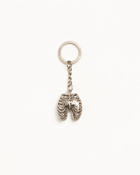 Rib Cage Keychain Accessories In Silver