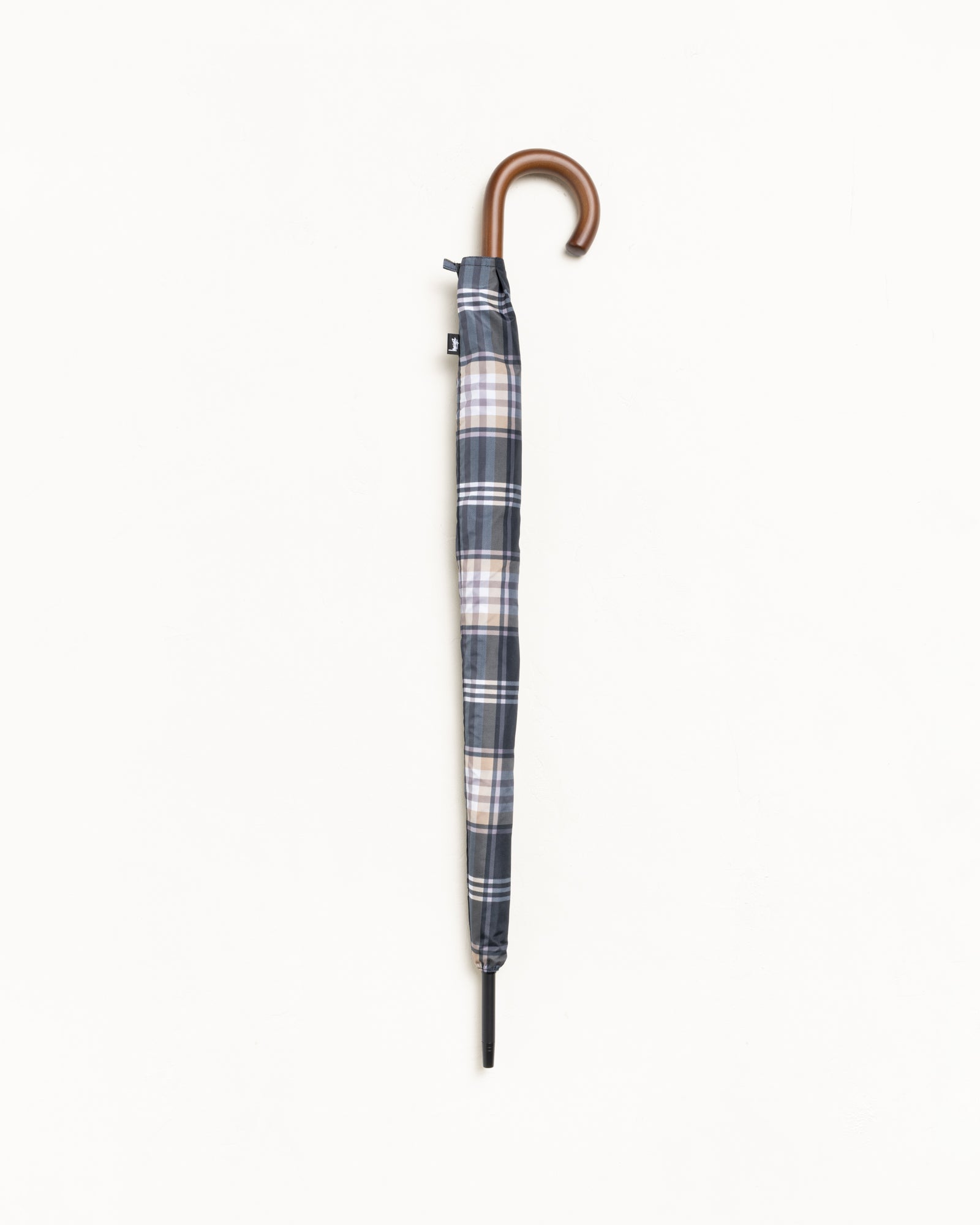 Dot Logo Umbrella Accessories In Grey Plaid