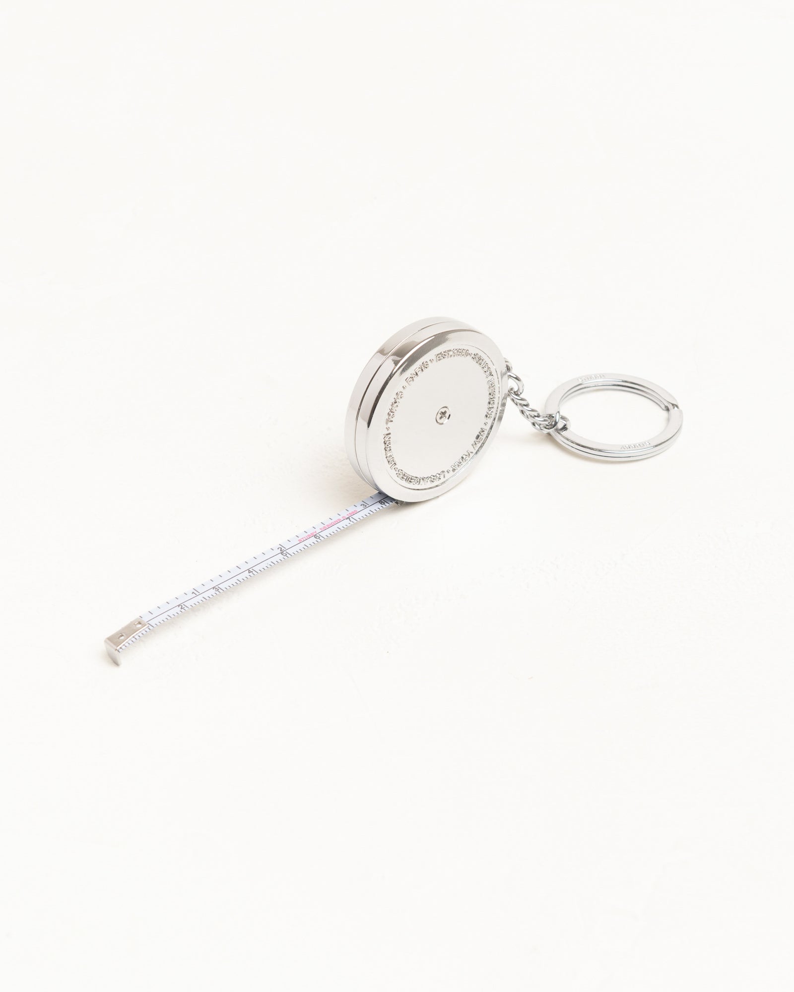 Stüssy Measuring Tape Keychain Accessories in Black