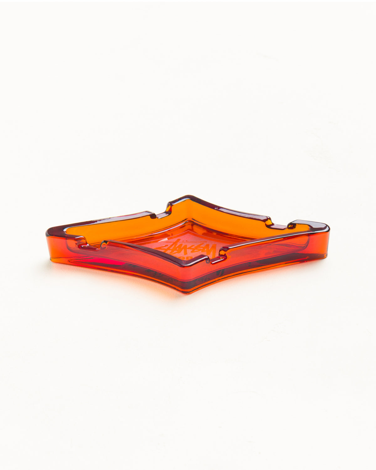 Surf Diamond Ashtray Accessories in Amber