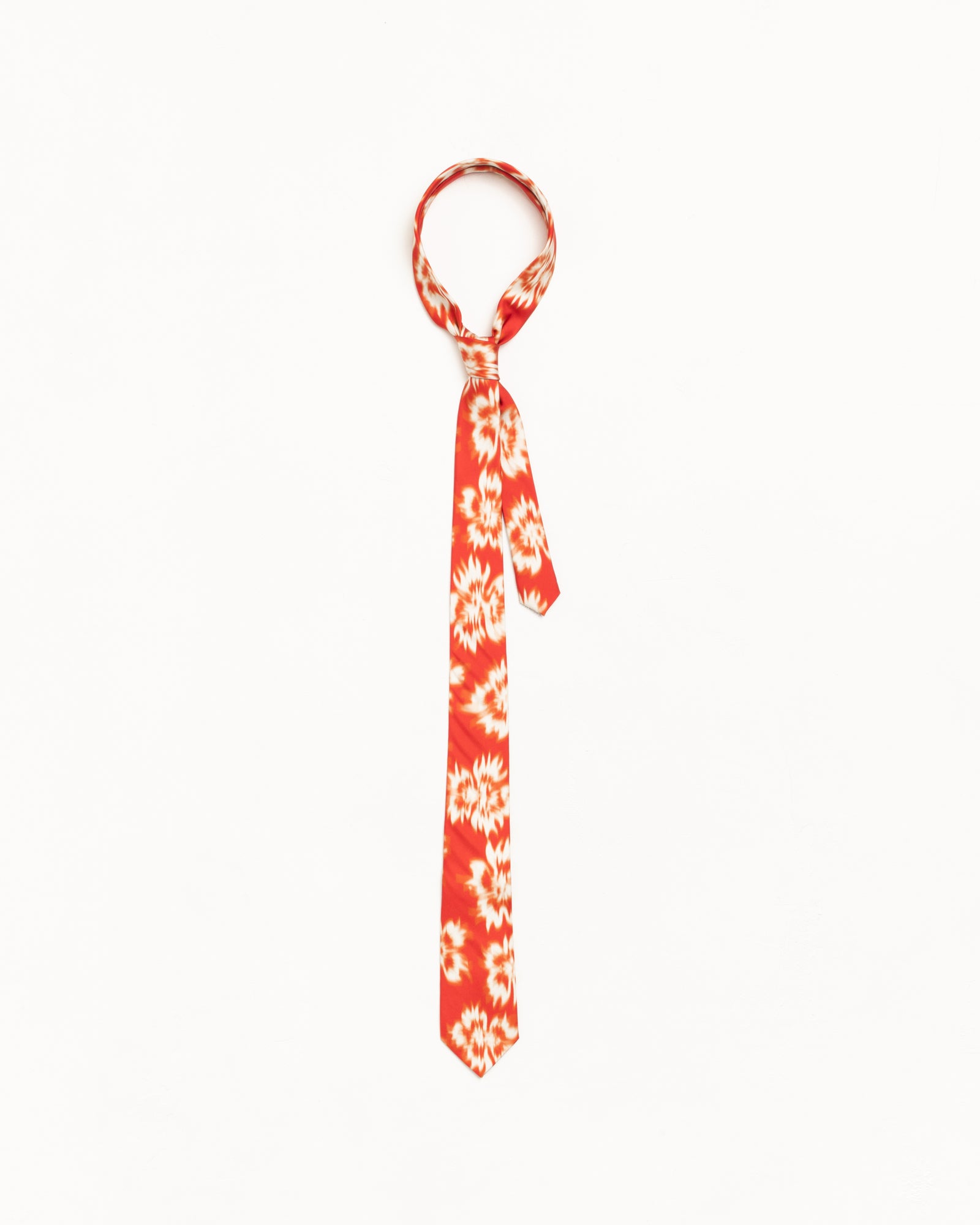 Motion Flower Tie Accessories In Red