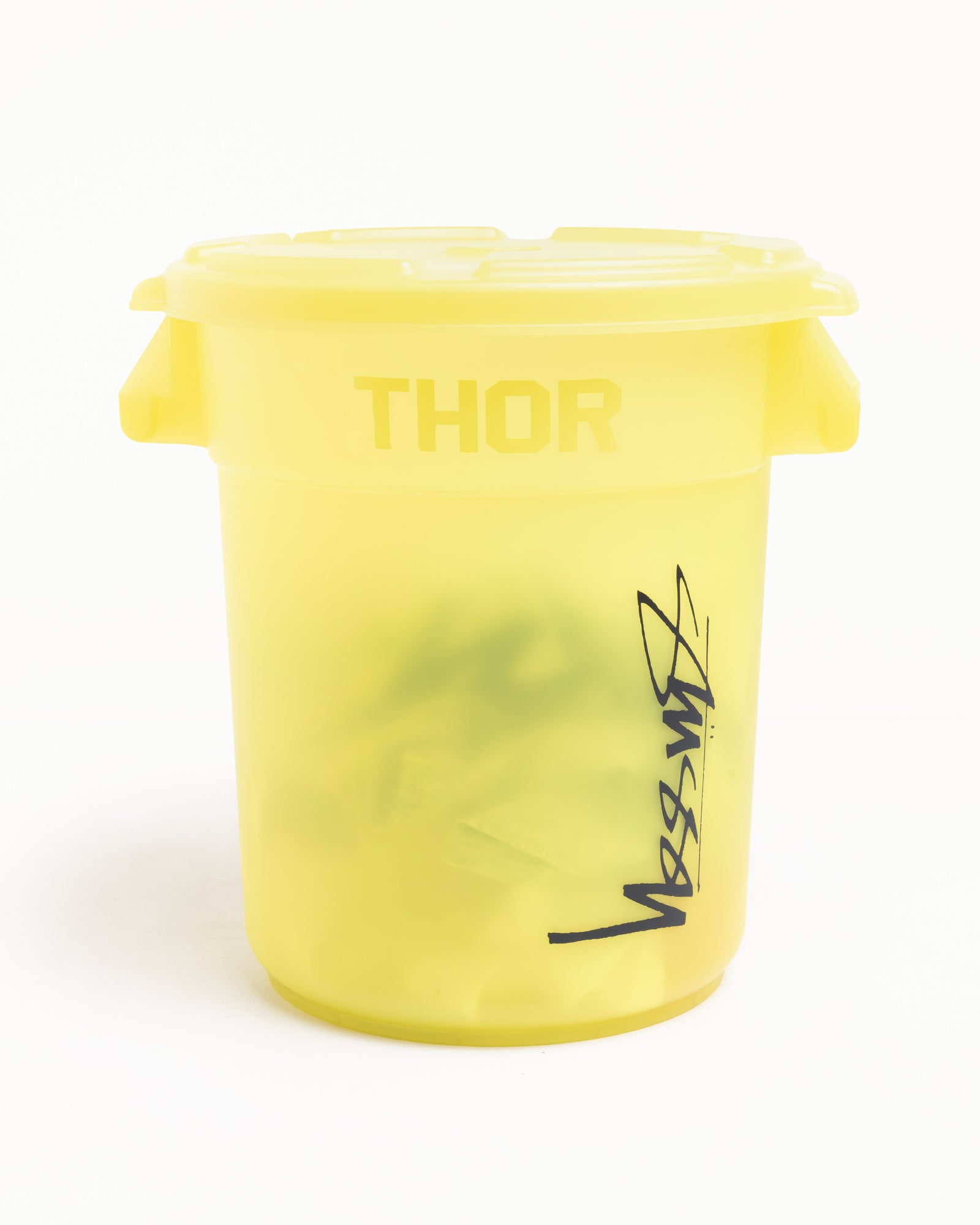 Thor Storage Round Bin 23L – Yellow | Accessories | Stüssy