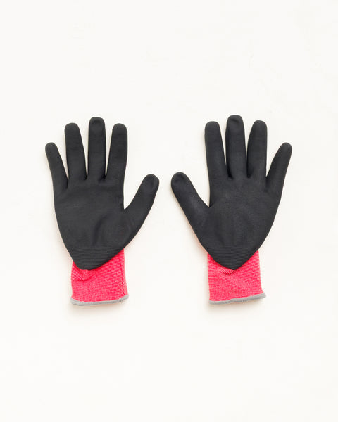 Utility Gloves Unisex In Black/red