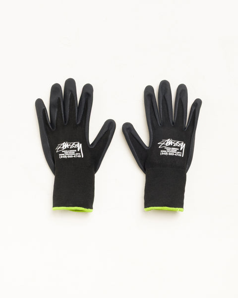 Utility Gloves Unisex In Black/red
