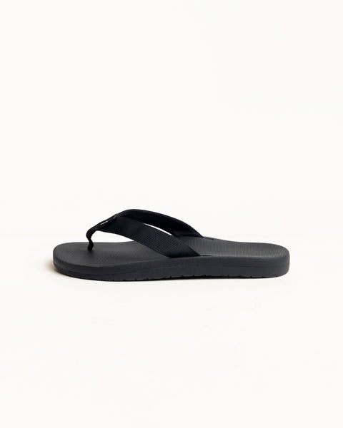 Rubber Flip-Flop in Black