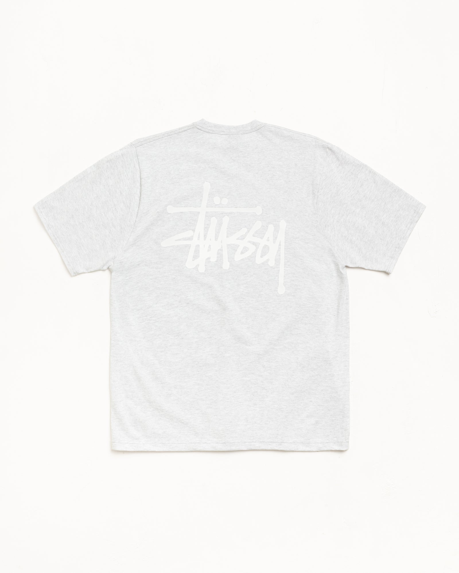 Basic Stüssy Tee – Ash Heather | Tees | Stüssy