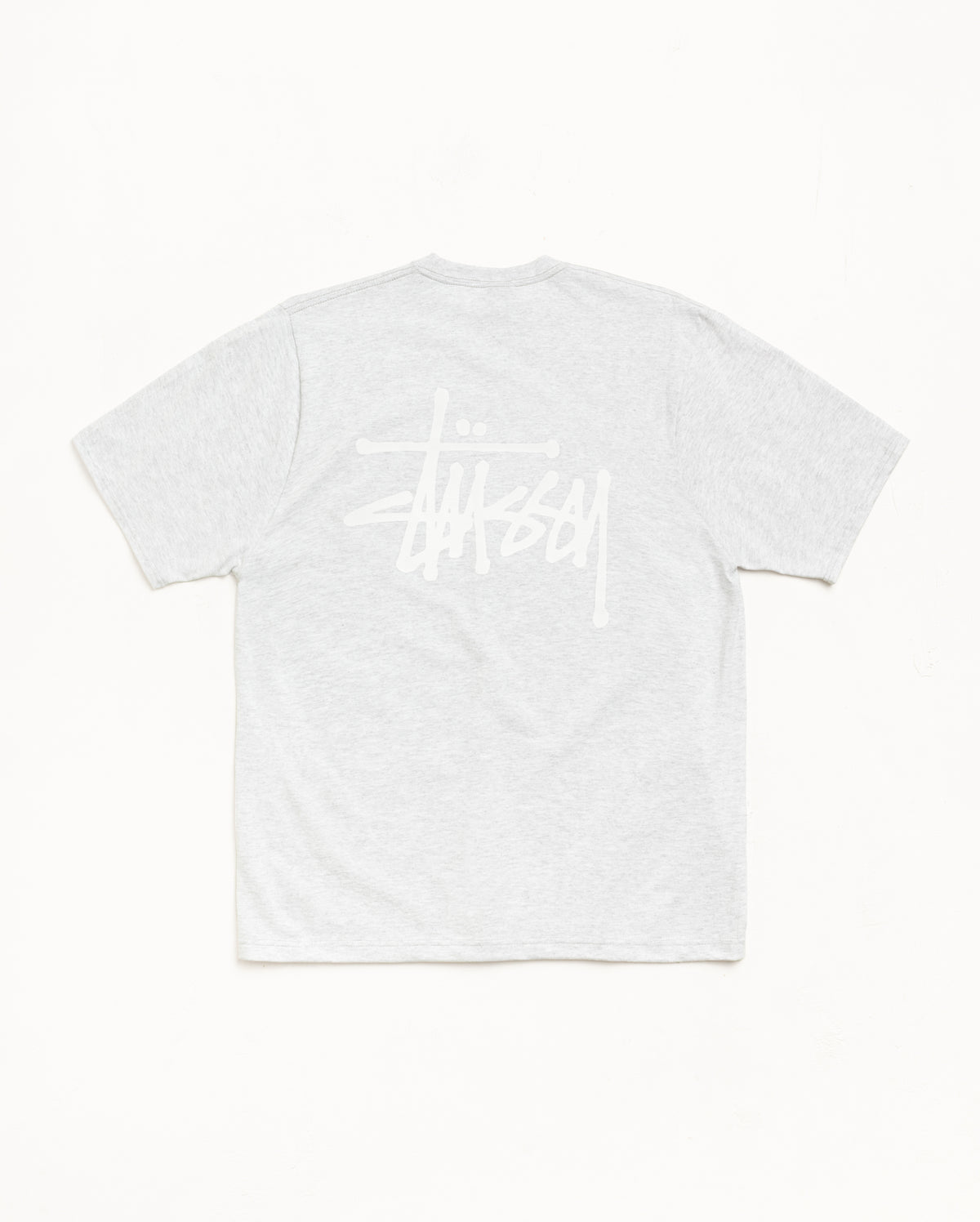 Basic Stüssy Tee – Ash Heather | Tees | Stüssy