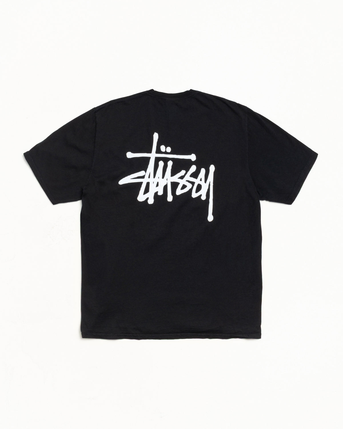 Basic Stüssy Tee Pigment Dyed – Black | Tees | Stüssy