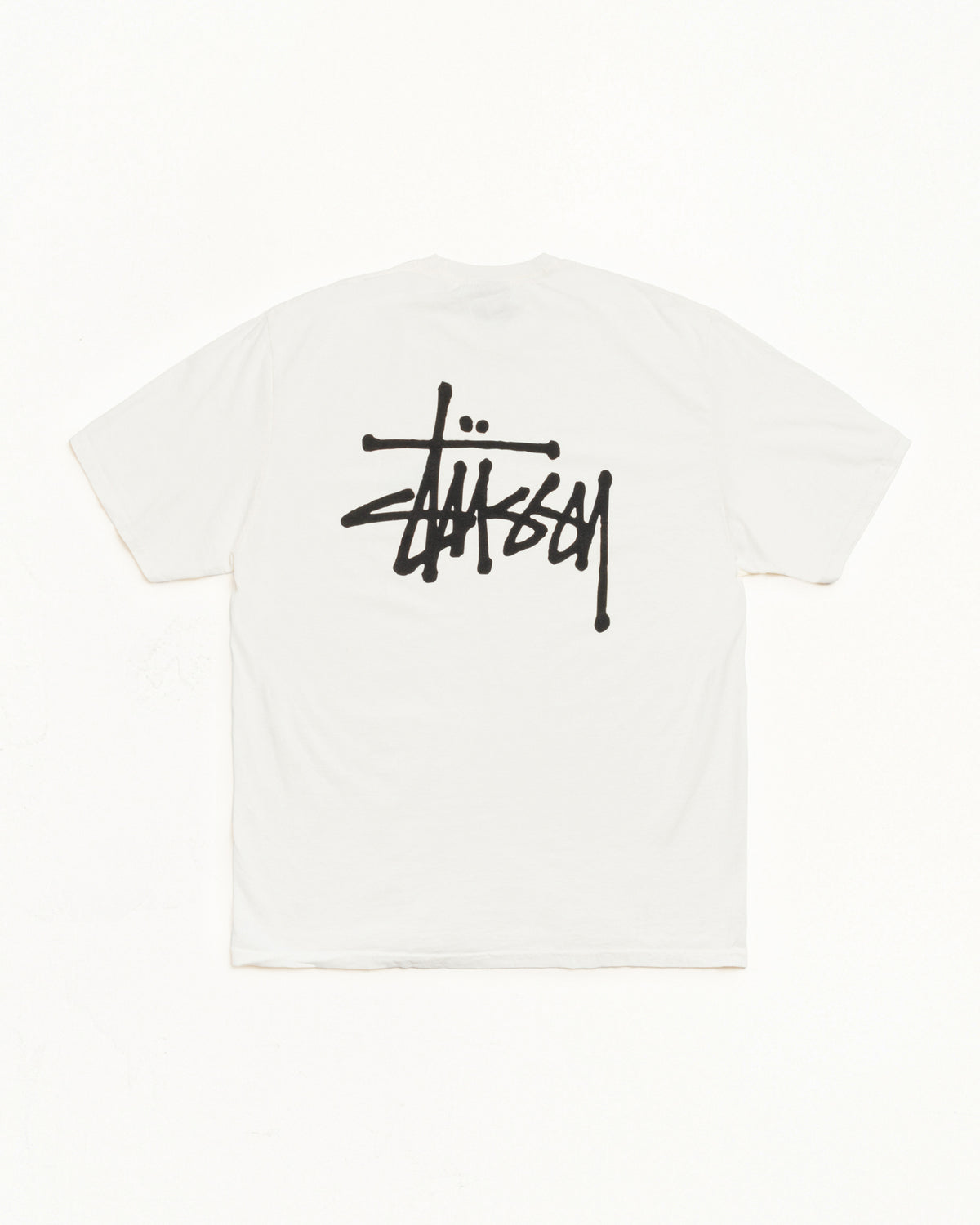 Basic Stüssy Tee Pigment Dyed – Natural | Tees | Stüssy