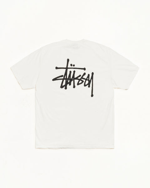 Basic Stussy Pig. Dyed Tee Mens Short Sleeve In Natural