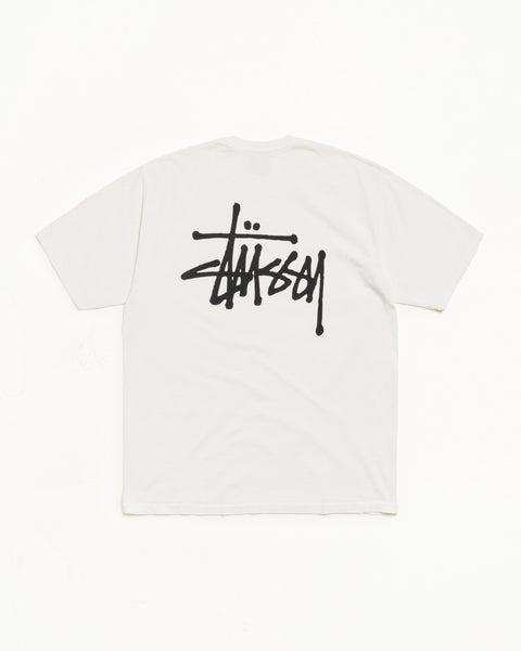 Basic Stussy Pig. Dyed Tee Mens Short Sleeve In Natural