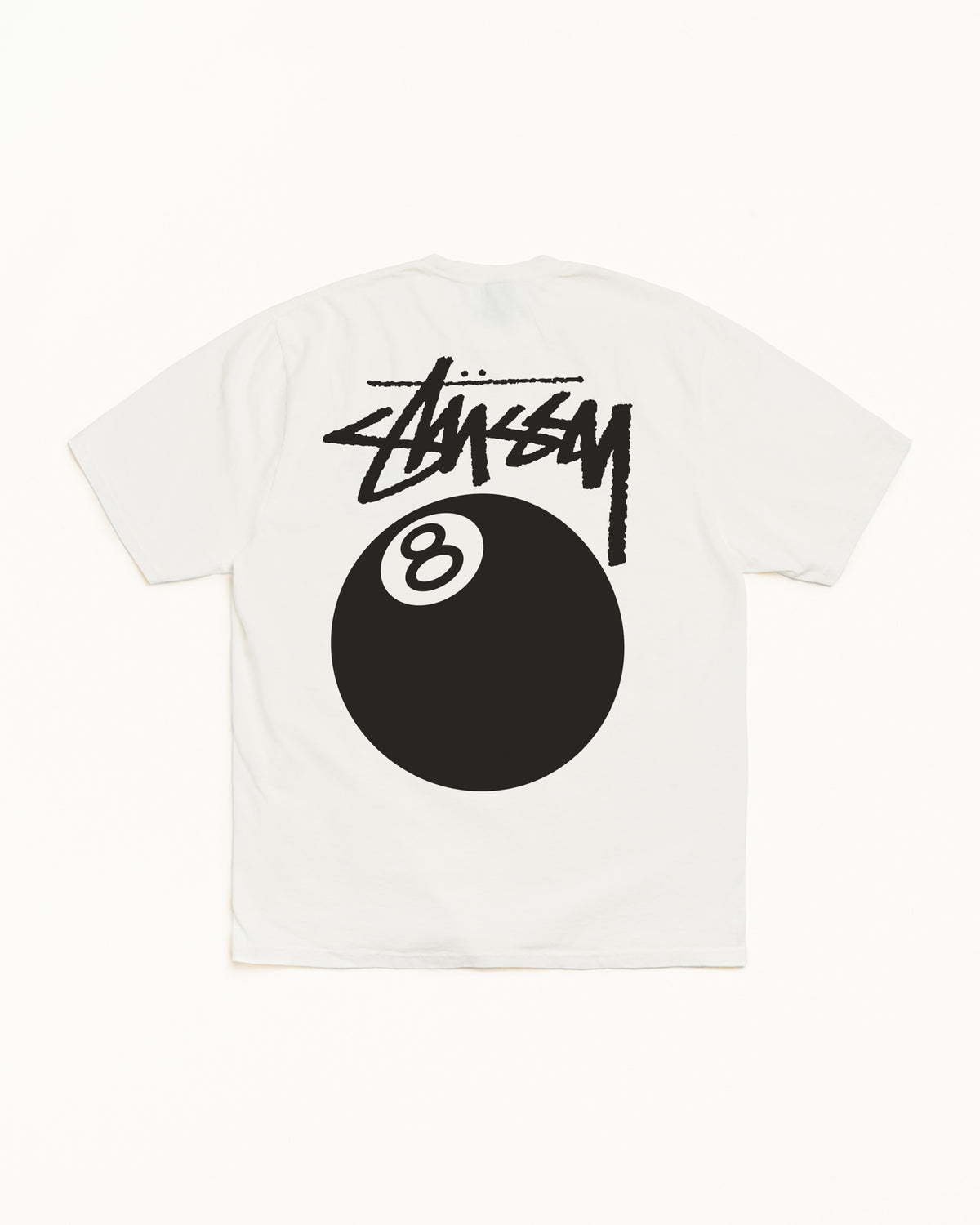 8 Ball Tee Pigment Dyed – Natural | Tees | Stüssy