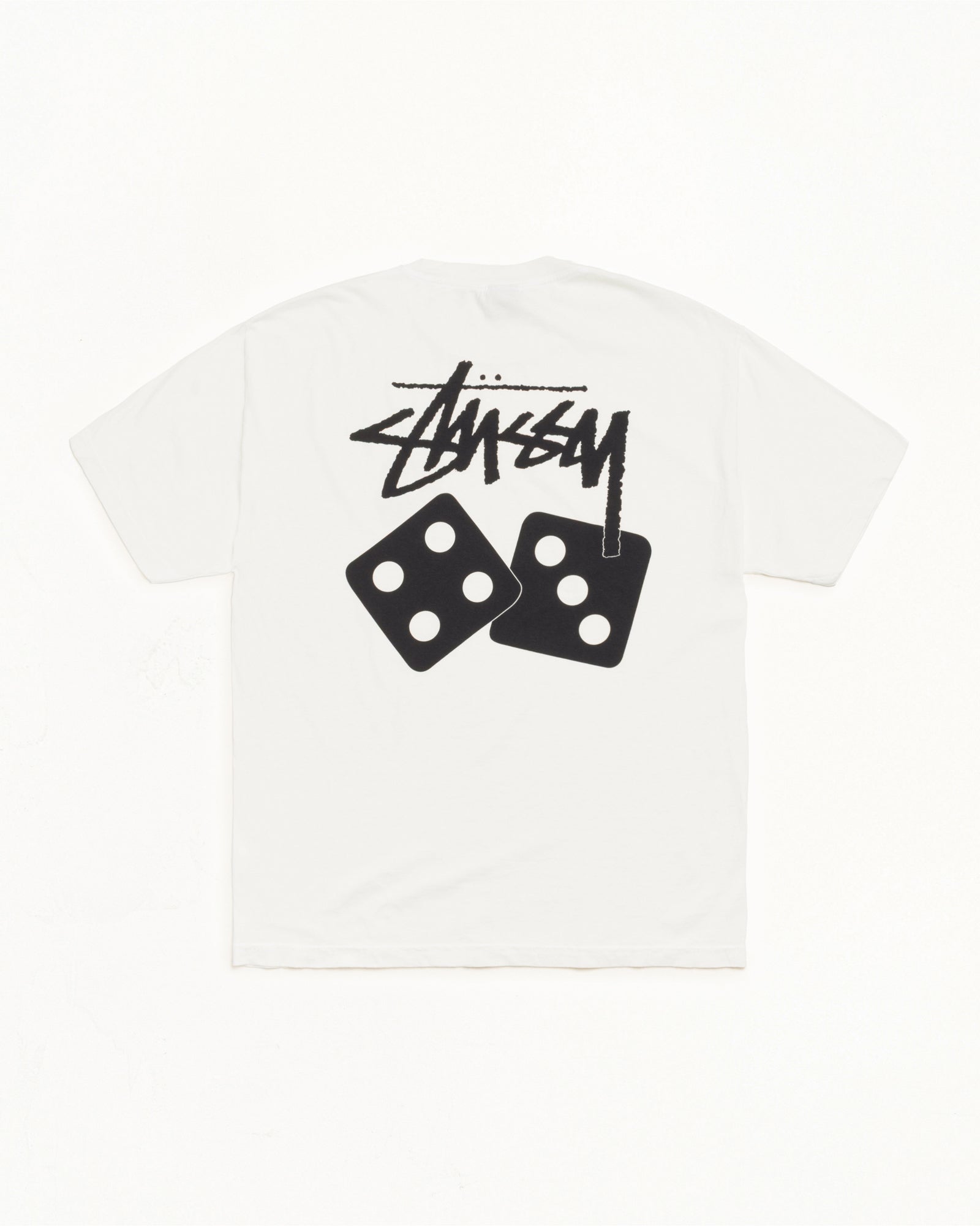 Dice Tee Pigment Dyed – Natural | Tees | Stüssy