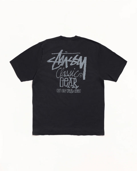 stussy BASIC STÜSSY TEE PIGMENT DYED Basic Stüssy Tee Pigment Dyed – Black | Tees | Stüssy