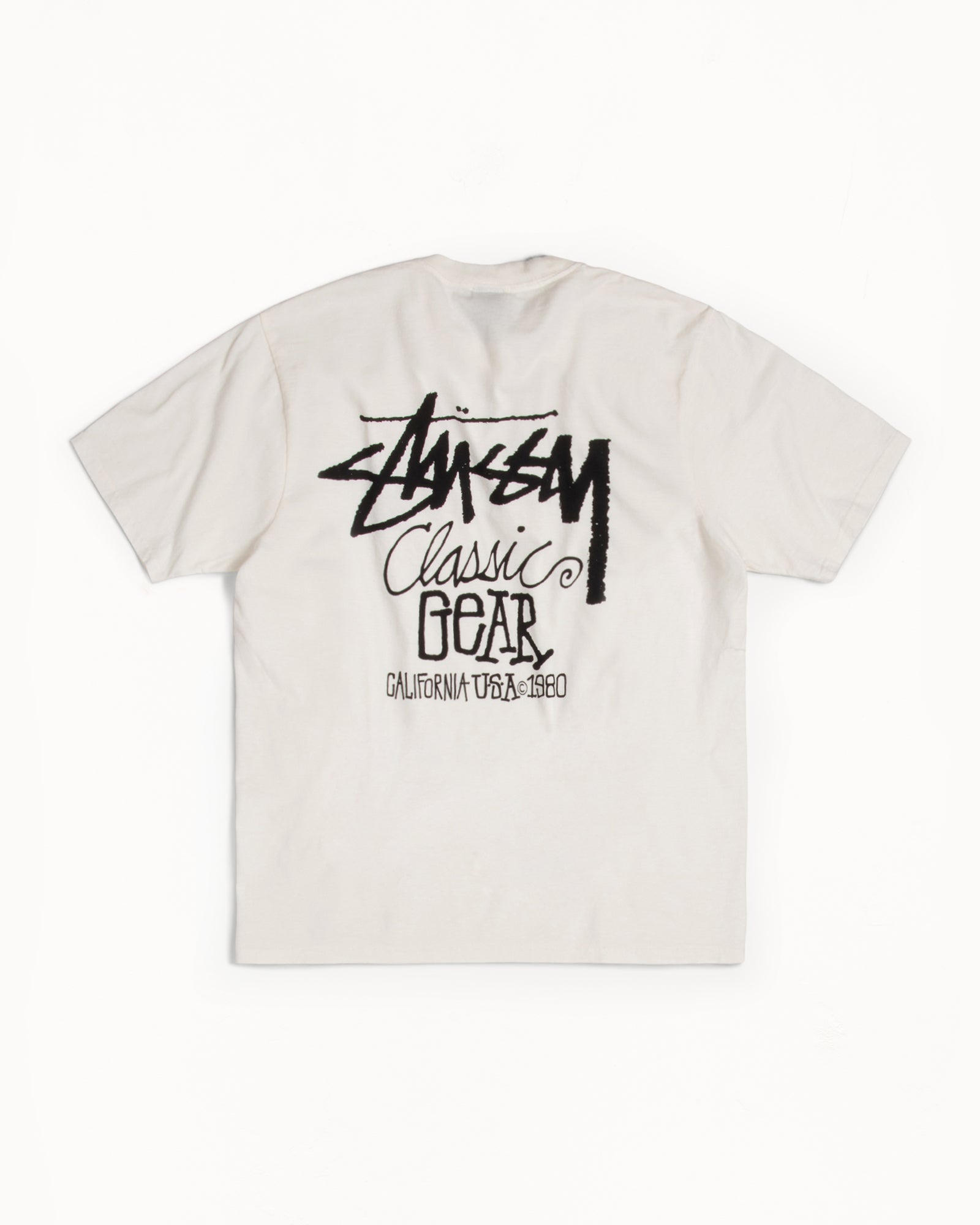 Classic Gear Pig. Dyed Tee Mens Short Sleeve In Natural