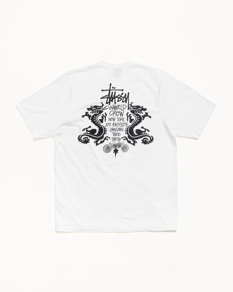 Double Dragon Pig. Dyed Tee Mens Short Sleeve In Natural