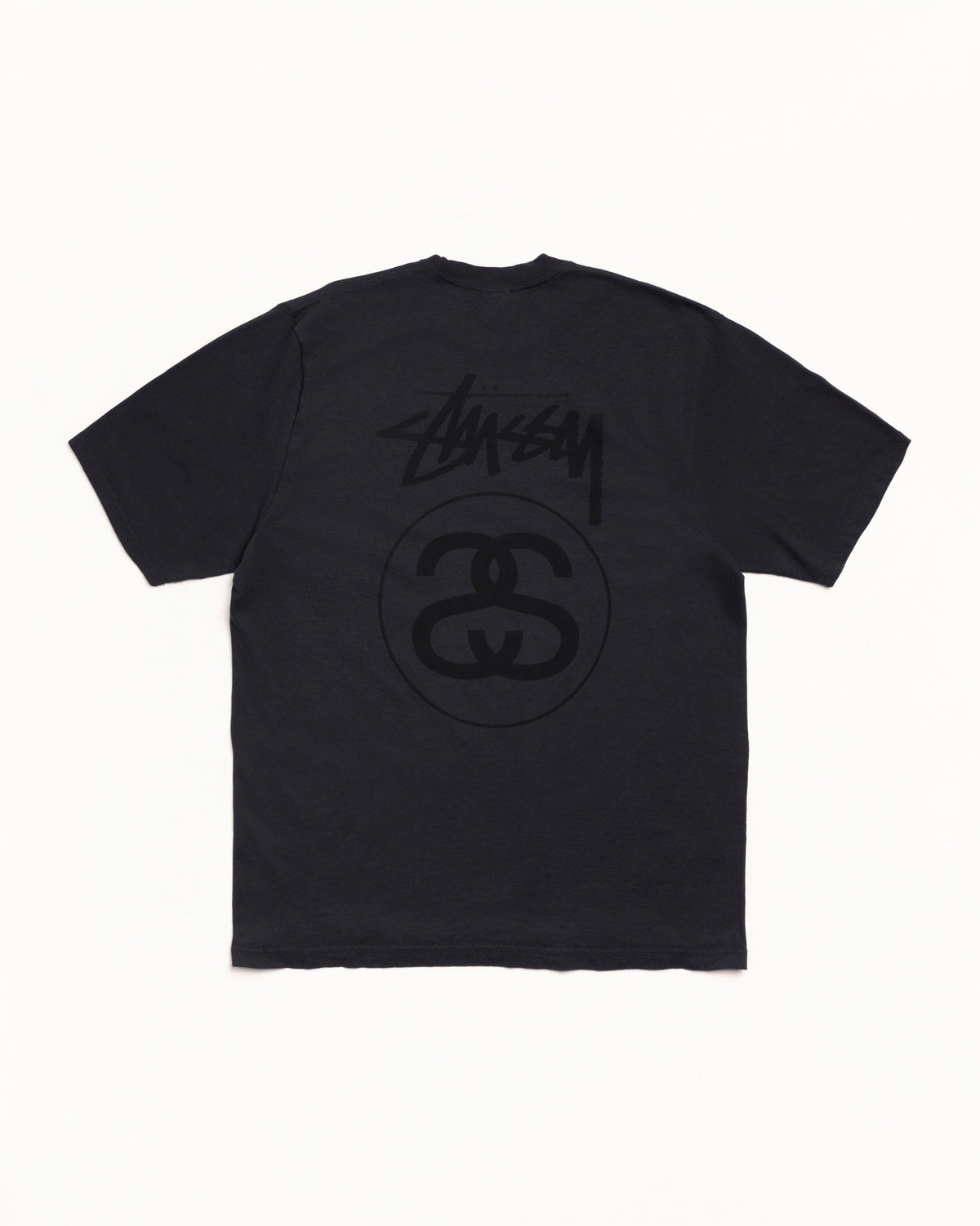 Stock Link Tee Pigment Dyed – Faded Black | Tees | Stüssy