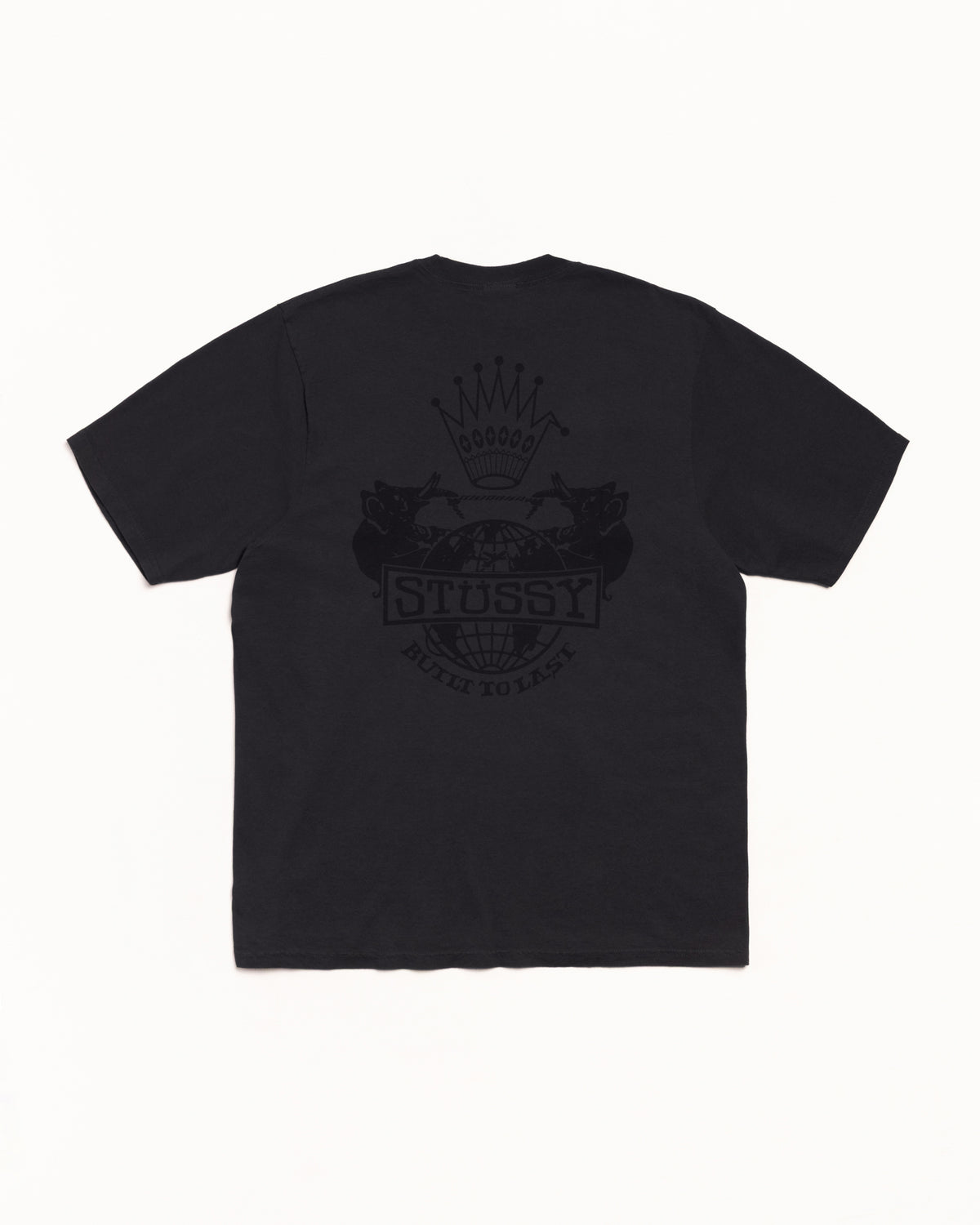 Built To Last Tee Pigment Dyed – Faded Black | Tees | Stüssy