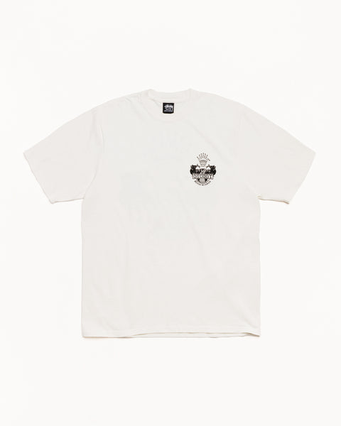 Built To Last Pig. Dyed Tee Mens Short Sleeve In Natural