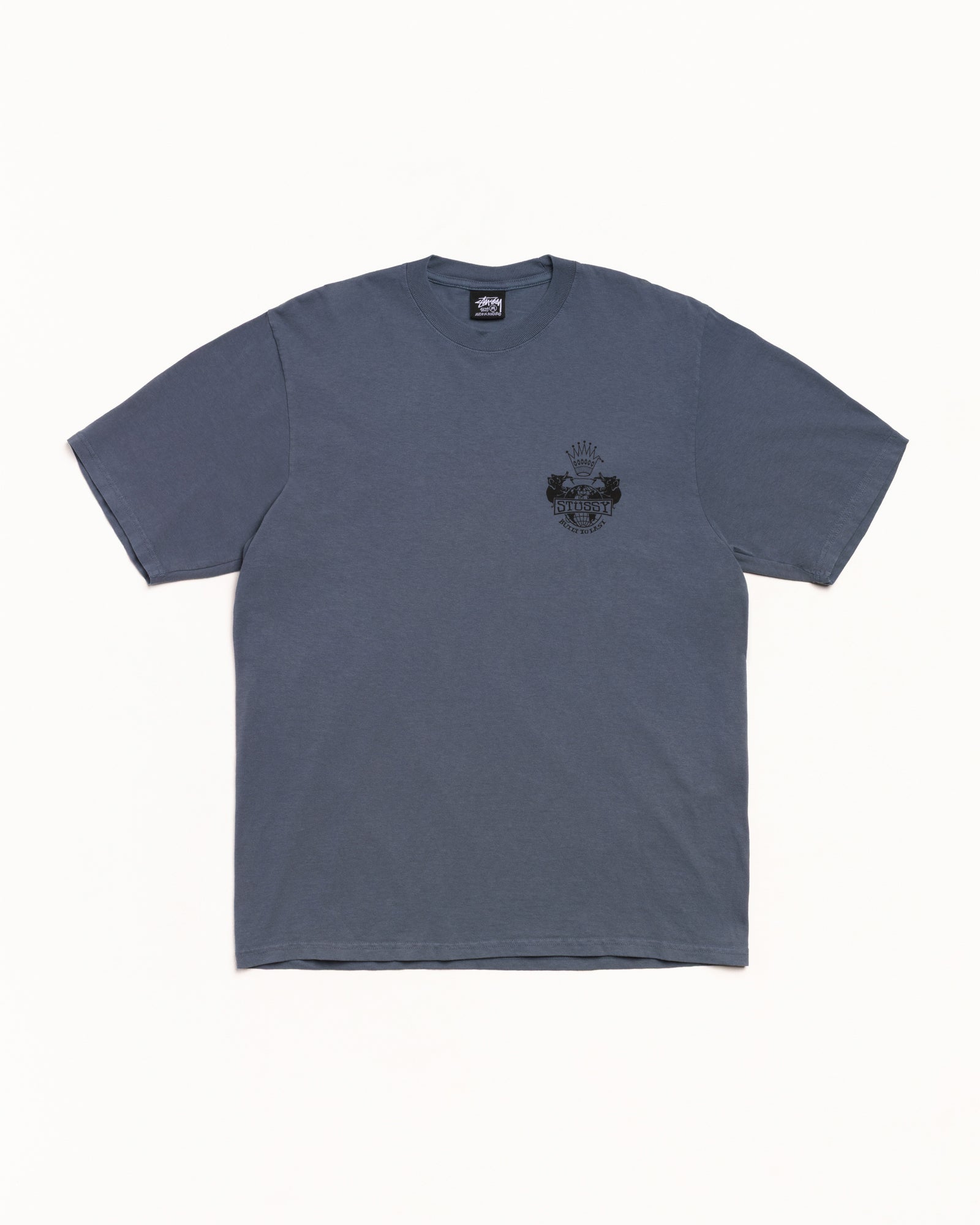 Built To Last Pig. Dyed Tee Mens Short Sleeve In Navy