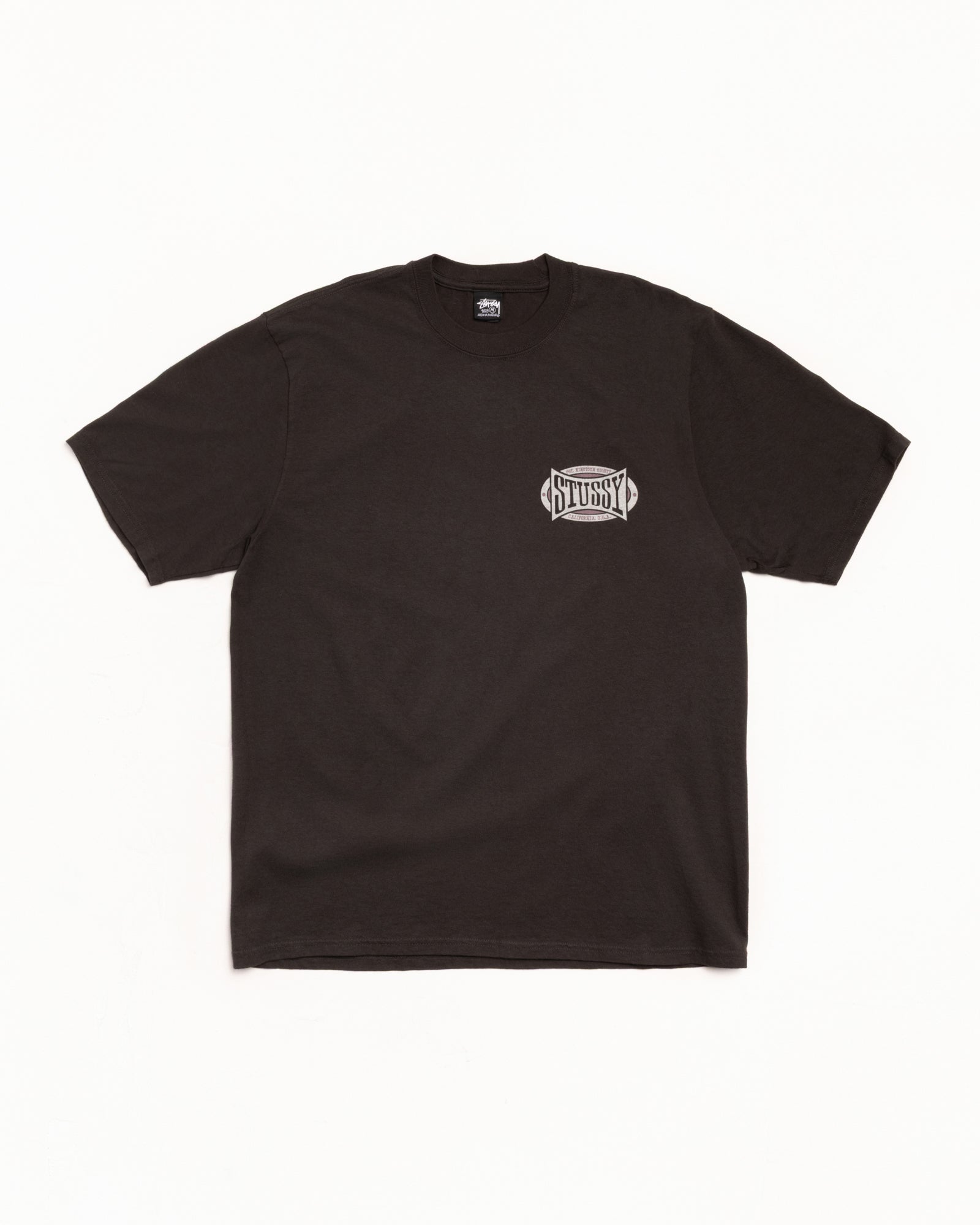 Stussy ブラック Tシャツ L 希少】STUSSY ステューシー オールブラックTシャツ M 美品