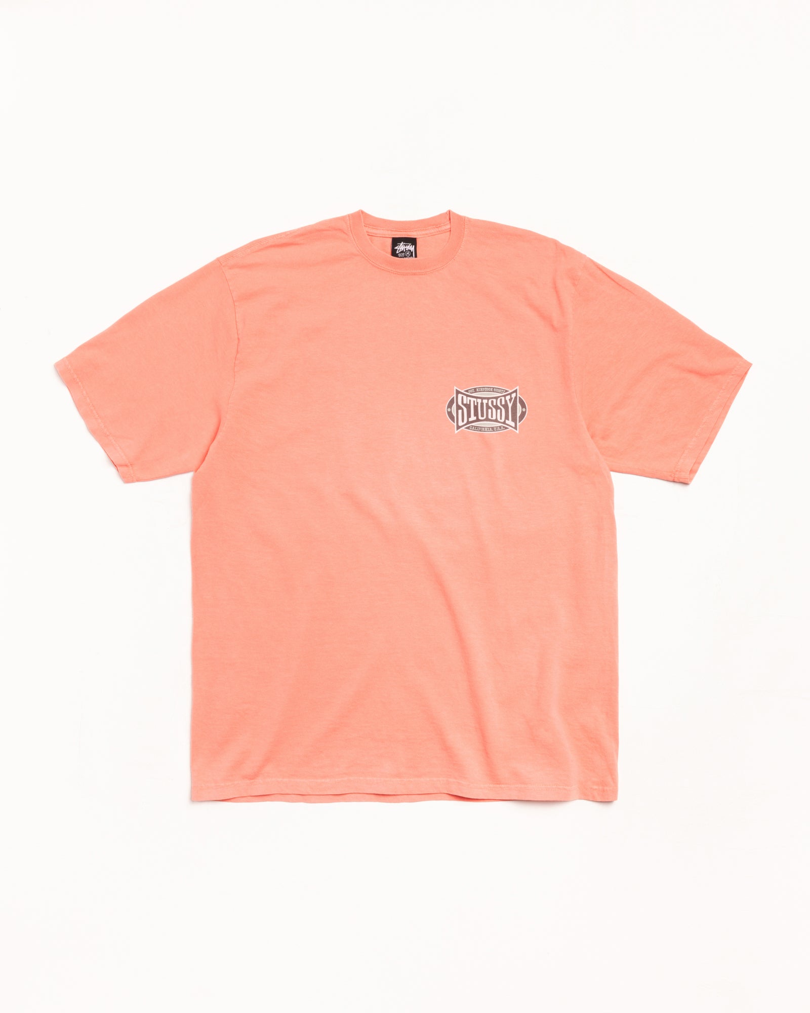 Champion Oval Pig. Dyed Tee Mens Short Sleeve In Sherbert
