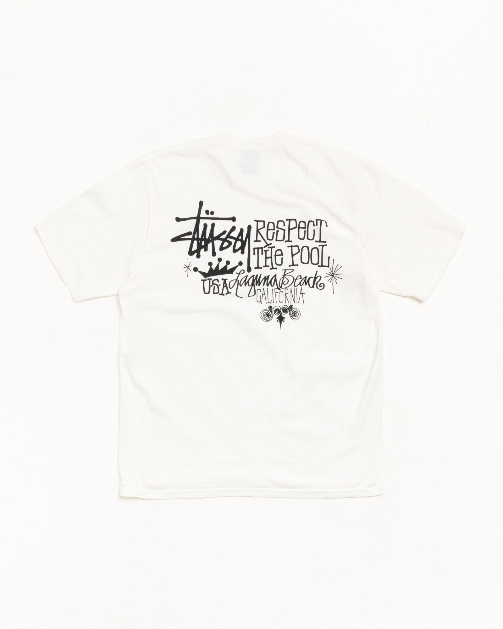 Respect The Pool Tee Pigment Dyed – Natural | Tees | Stüssy
