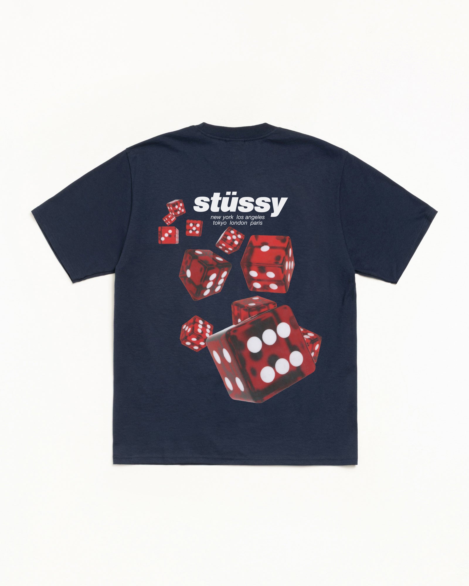 Rollers Tee – Navy | Tees | Stüssy