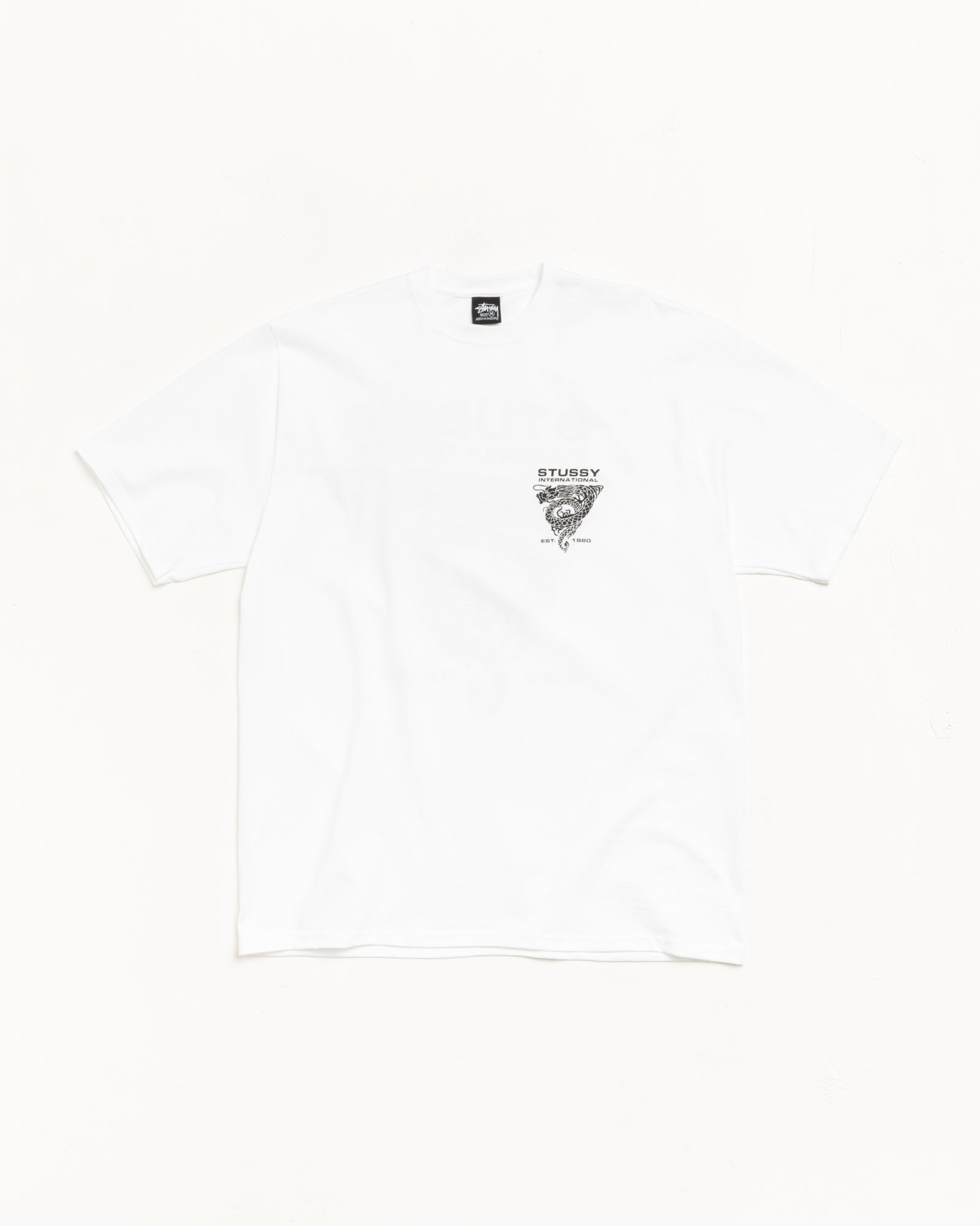 Dragon Tee Mens Short Sleeve In White